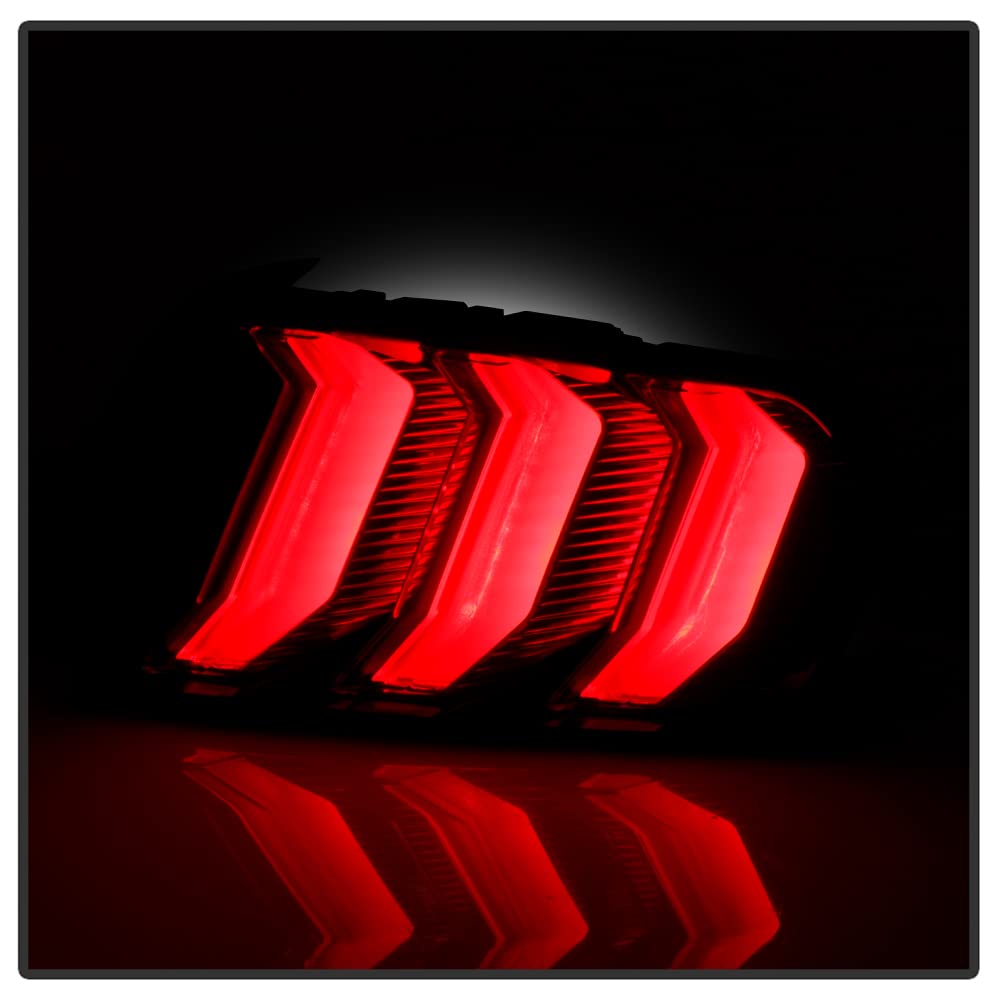 2018-2020 Ford Mustang LED Sequential Tail Lights - Smoked Lens, Plug & Play Installation - Upgrade Your Mustang's Rear Style for Night Driving & Car Shows
