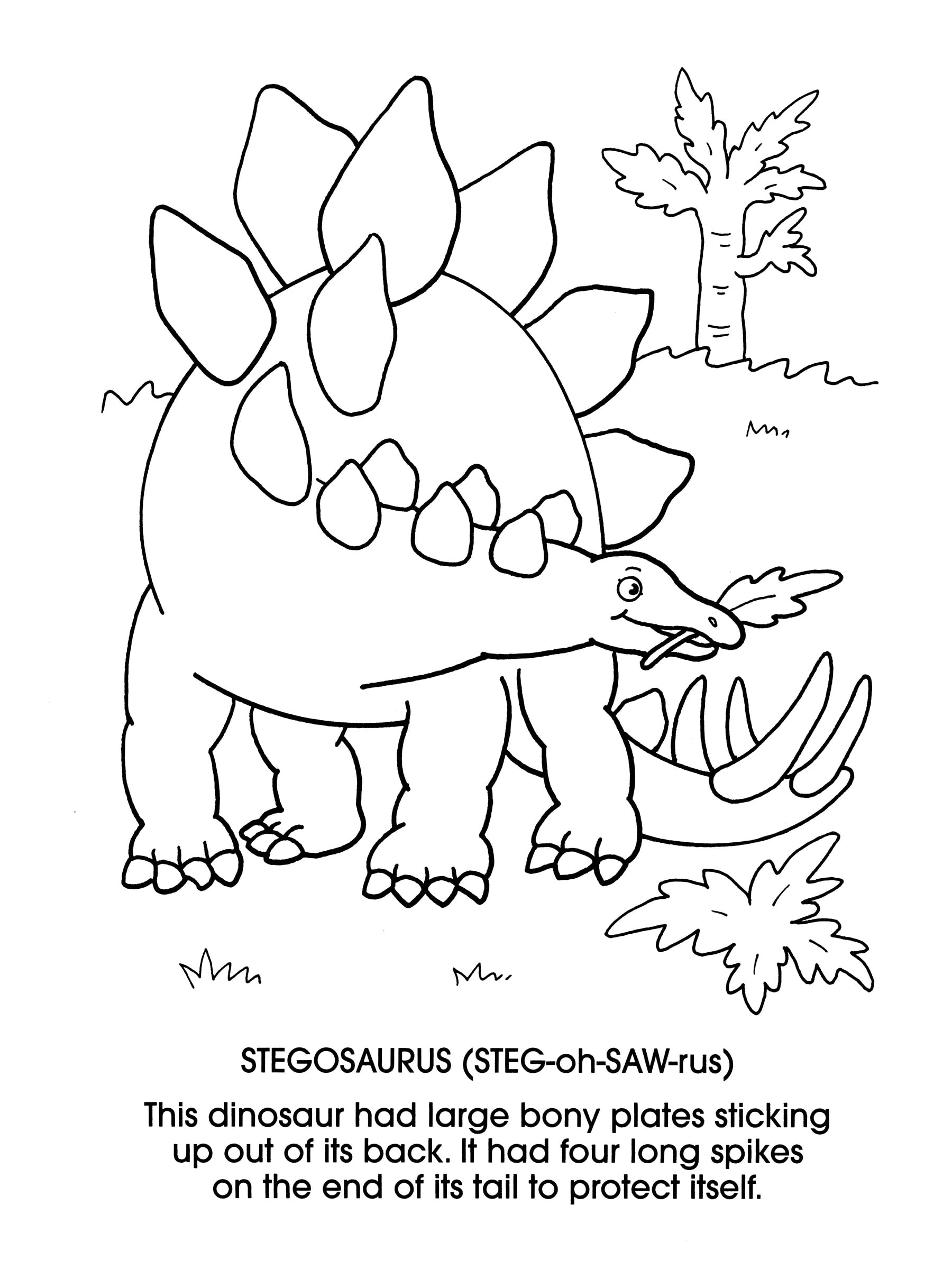 Dinosaurs Coloring Book for Kids & Adults - Dover Creative Relaxation & Stress Relief - Perfect for Home, School & Travel Activities