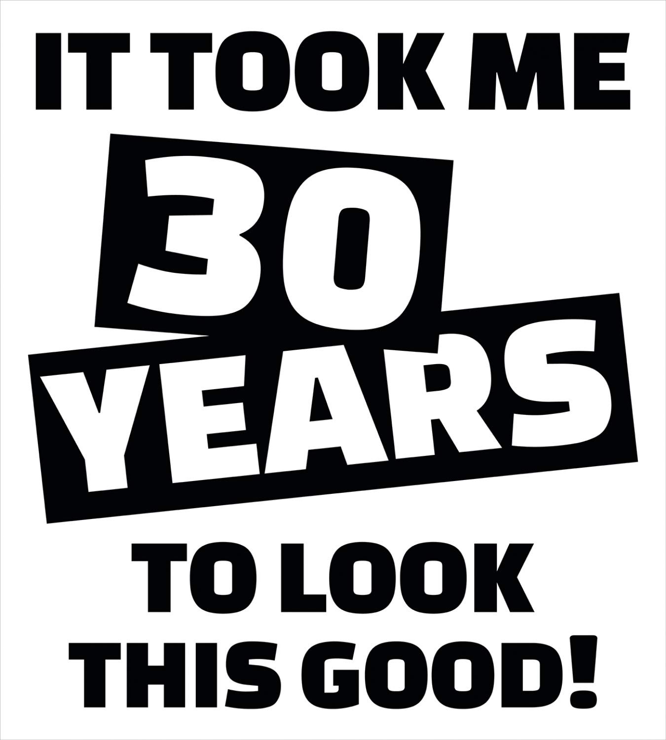 Ambesonne 30th Birthday Duvet Cover Set - Funny Pictogram Style Slogan for Middle Aged Adults - 3 Piece Bedding Set with 2 Pillow Shams - California King Size - Black & White Design - Perfect for Birthday Gifts & Adult Bedroom Decor