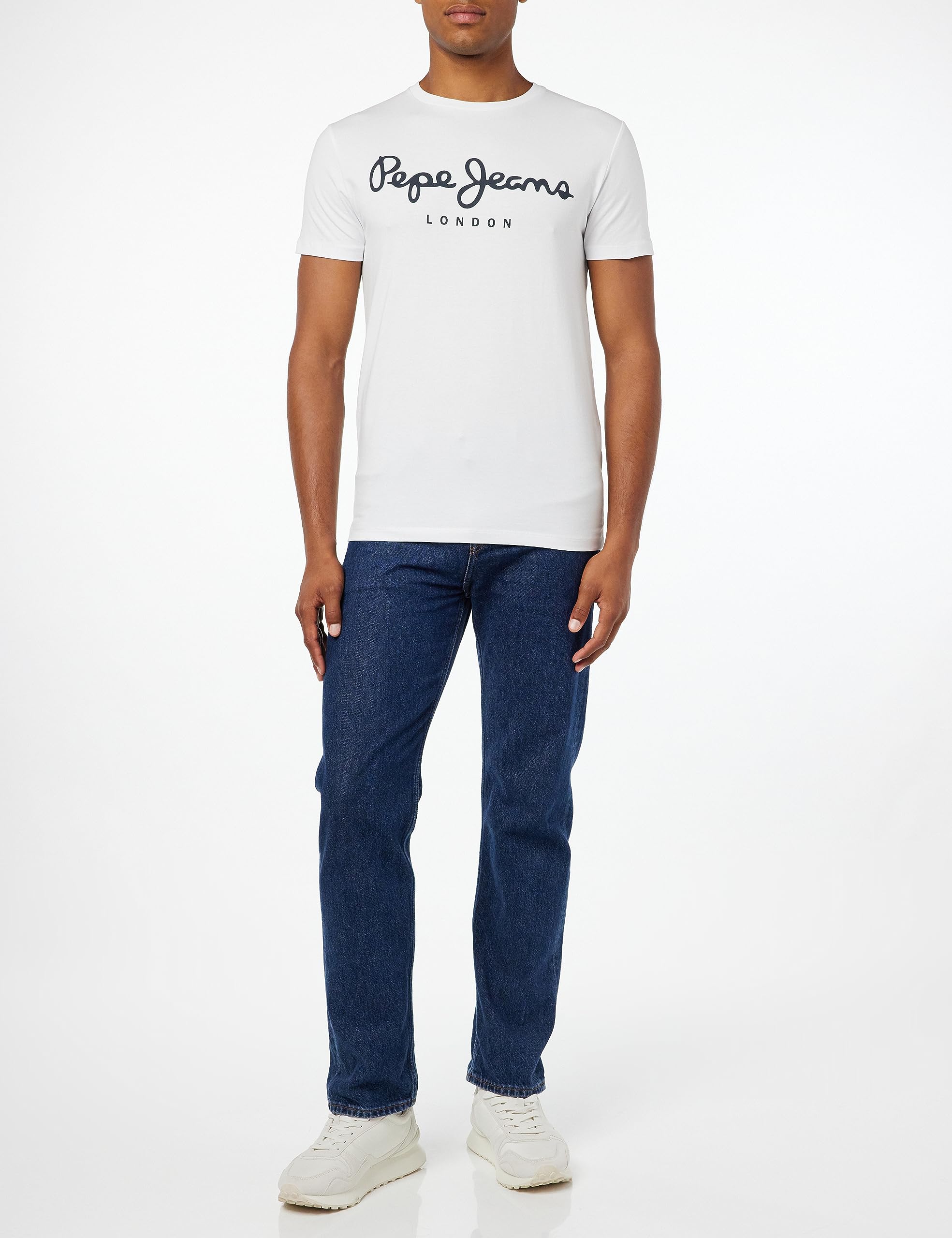 Pepe Jeans Men's Slim Fit Crew Neck T-Shirt | Soft Cotton Casual Tee for Everyday Wear | Perfect for Work, Gym & Weekend Outings