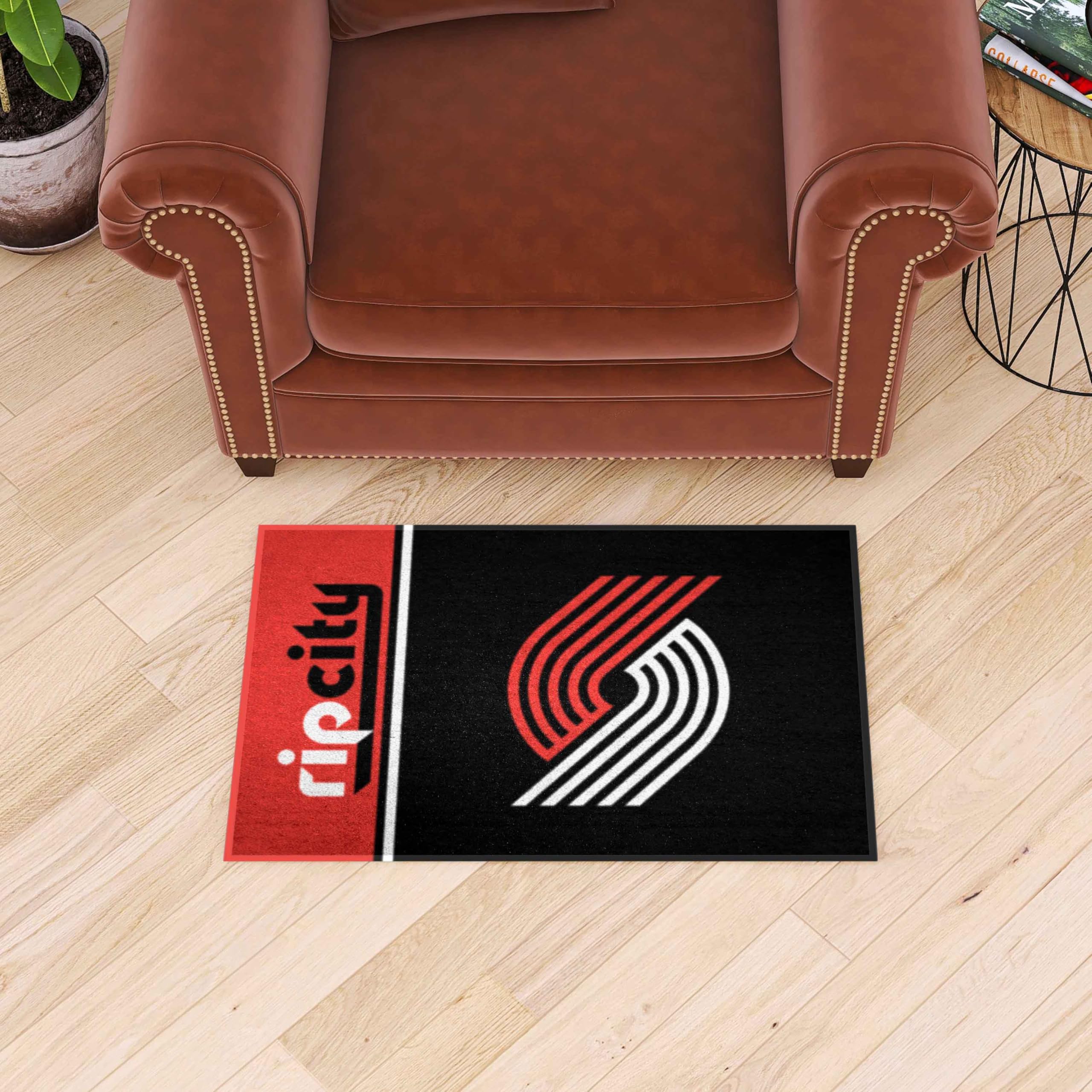FANMATS NBA Unisex Starter Mat - Non-Slip Rubber Backing, Durable & Washable - Perfect for Home Gym, Office, or Game Room Decor