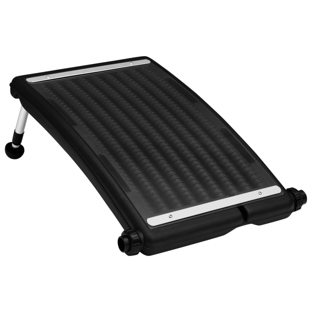 vidaXL 72.5x46 cm Curved Solar Pool Heater Panel - Efficient Above Ground Swimming Pool Heating System for Backyard, Inground Pools & Spas