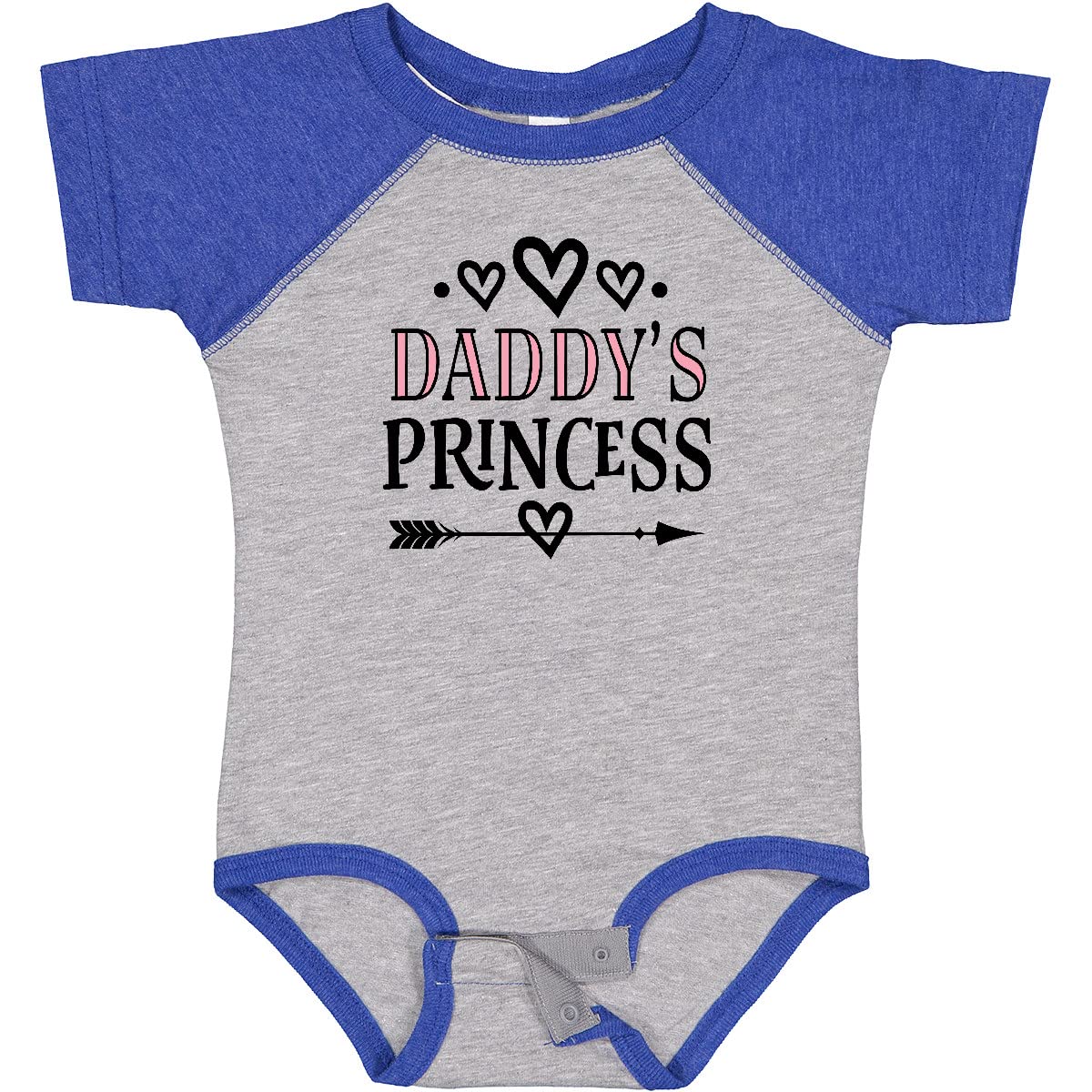 Inktastic Daddy's Princess Baby Bodysuit - Soft Cotton Onesie for Newborns & Infants - Perfect for Family Photos, Birthday Gifts & Special Occasions