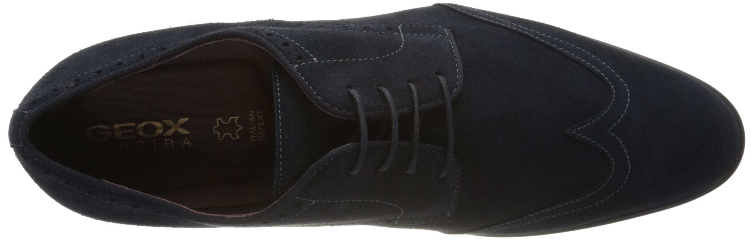 Geox Men's Iacopo Derby Lace Up Shoes - Classic Formal & Business Casual Dress Shoes for Office, Wedding & Special Occasions
