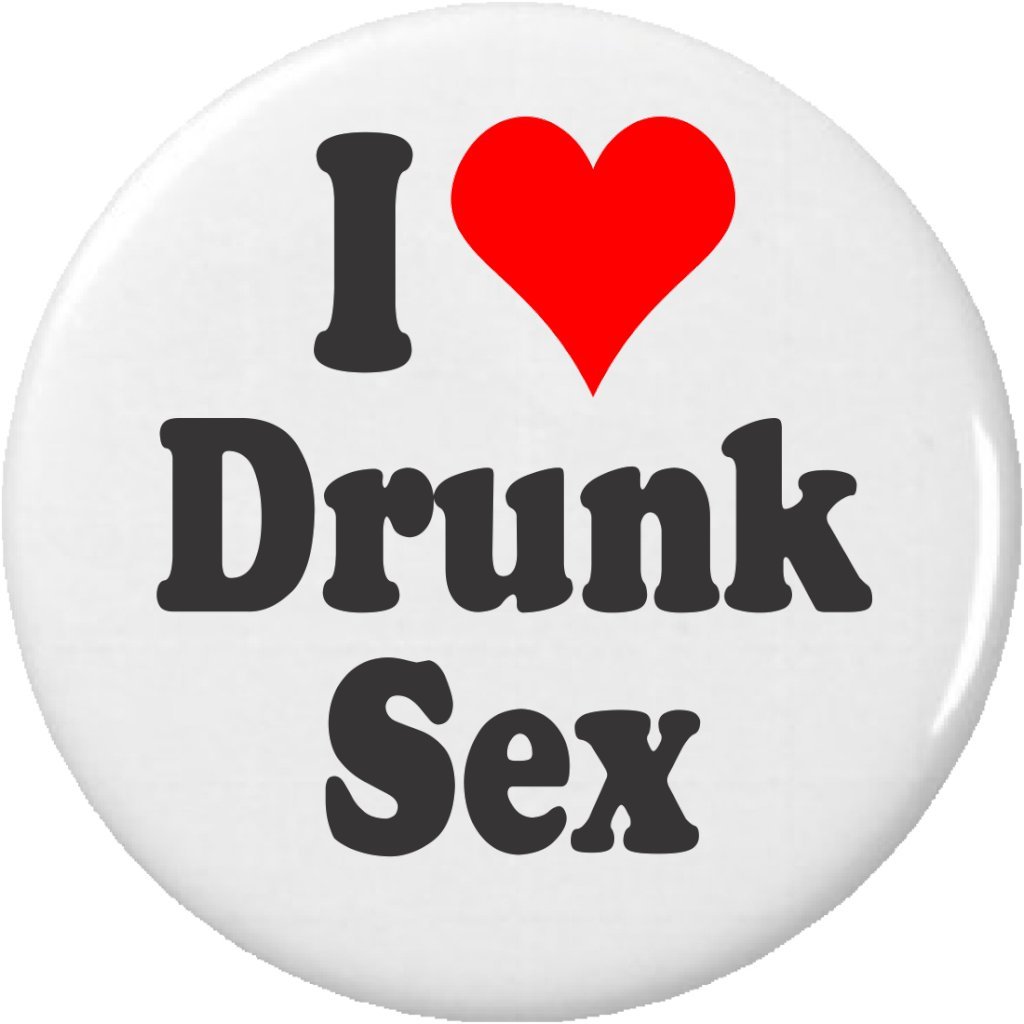 Funny I Love Drunk Sex 2.25 Inch Keychain - Novelty Party Accessory for Bars, Bachelorette Parties & Gag Gifts