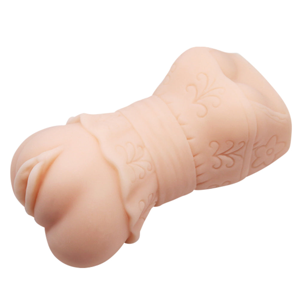 Crazy Bull Snug Fit Male Masturbator - Realistic Vagina Sleeve for Men - Perfect for Solo Pleasure & Stress Relief at Home