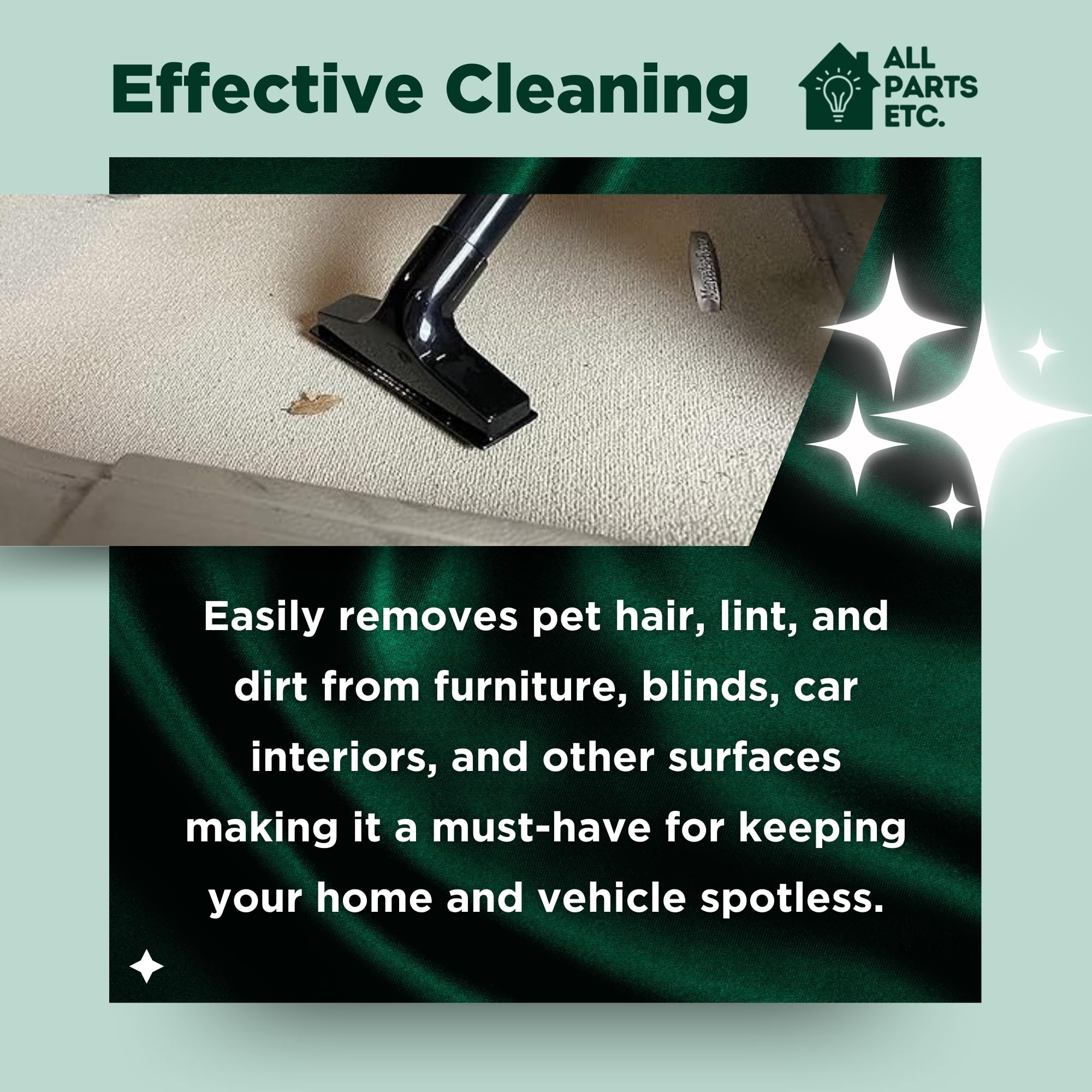 Universal Upholstery Vacuum Attachment - 1.25