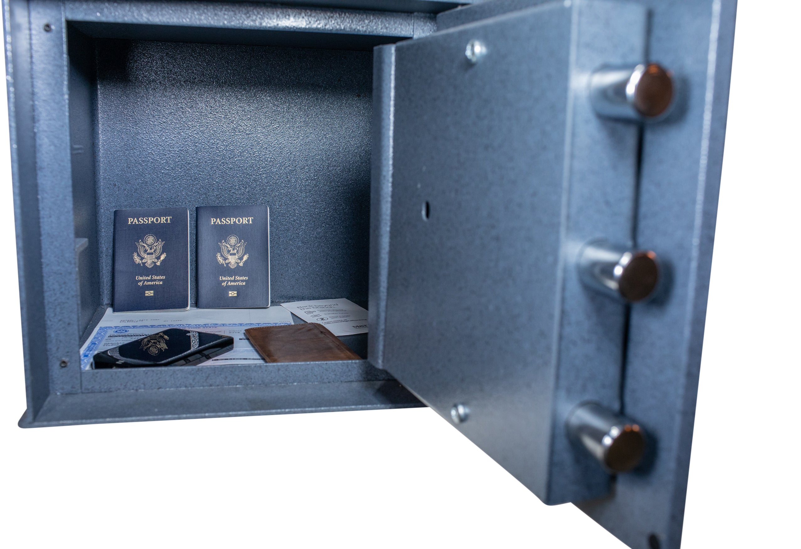 Gardall CV1311 B-Rated Fireproof Money Chest - Secure Cash, Valuables & Documents at Home or Office | Heavy-Duty Safe for Money Storage & Protection