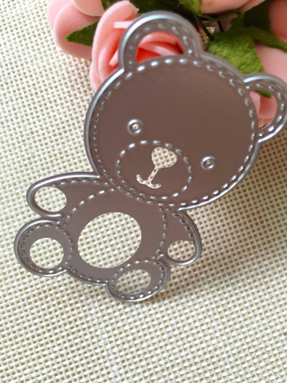 Lovely Bear Metal Cutting Dies for DIY Scrapbooking, Photo Albums & Card Making - Embossing Stencils & Decorative Craft Supplies for Paper Crafting Projects