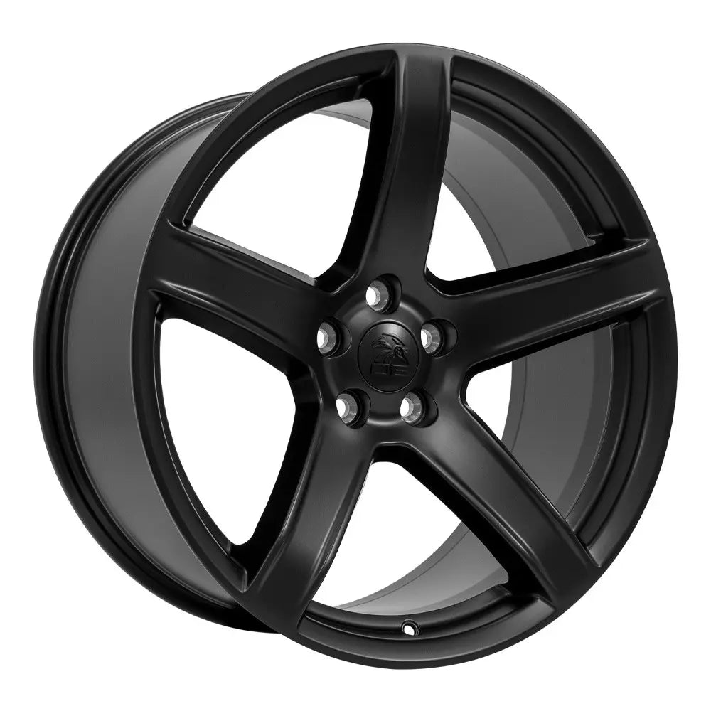 20 Inch Black Replacement Wheel for Dodge Charger - DG22 Replica Rim 20x9.5 - Perfect for Performance Upgrades & Custom Car Styling