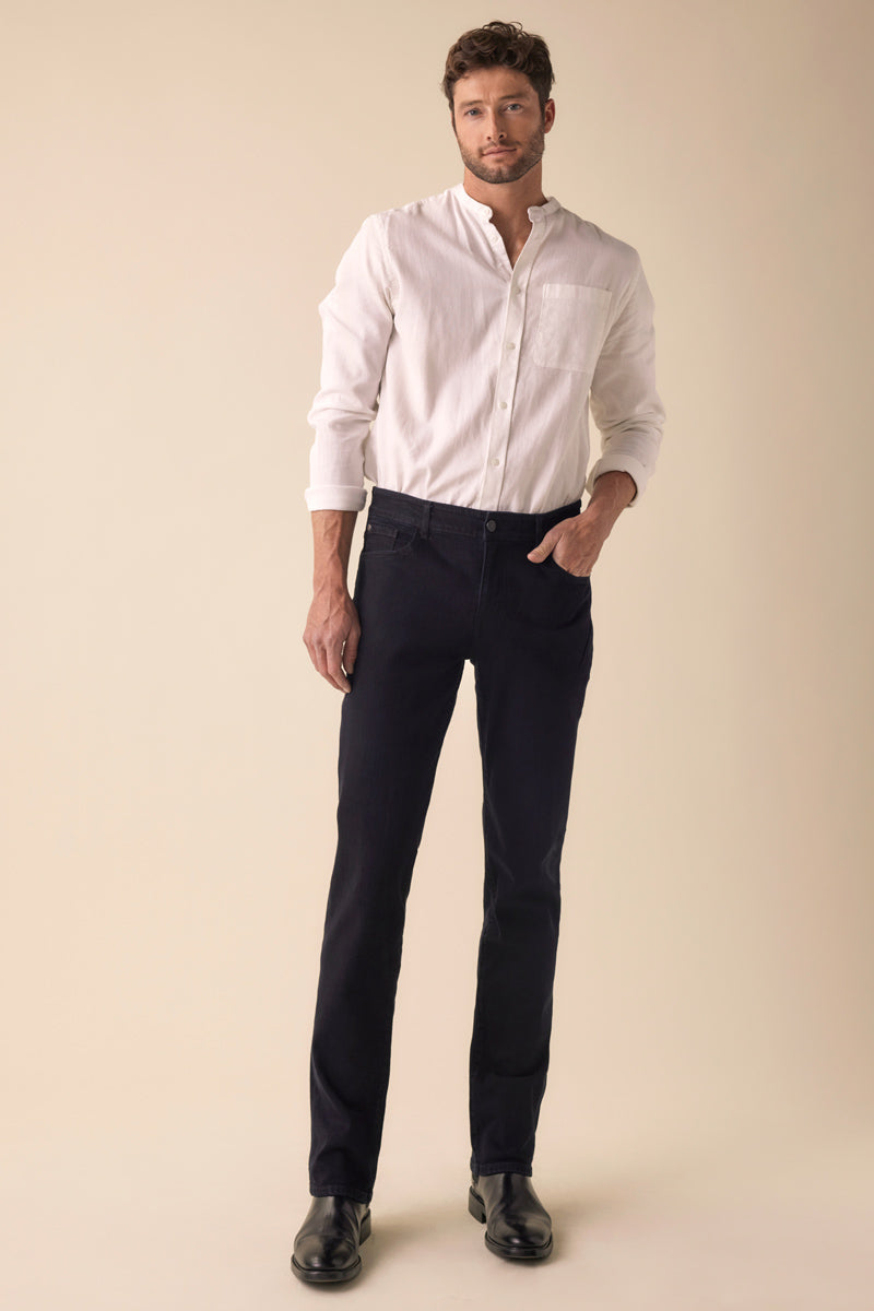 Tom Black Straight Fit Jeans for Men - Classic Slim Denim Pants for Casual Wear & Everyday Style
