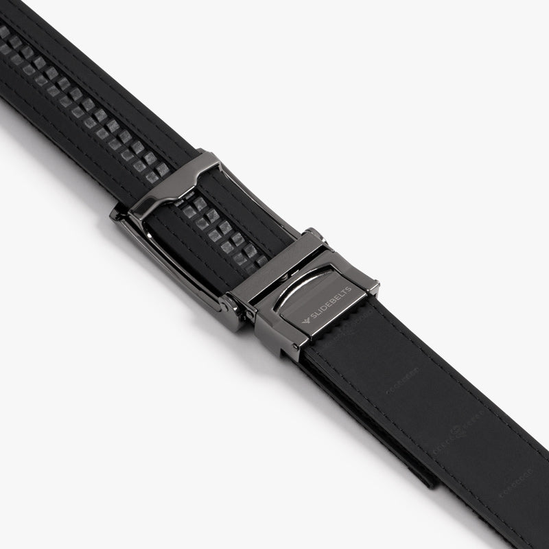 Black Canvas Belt for Men & Women - Adjustable Waist Strap for Jeans, Pants & Casual Outfits | Durable & Stylish Unisex Fashion Accessory