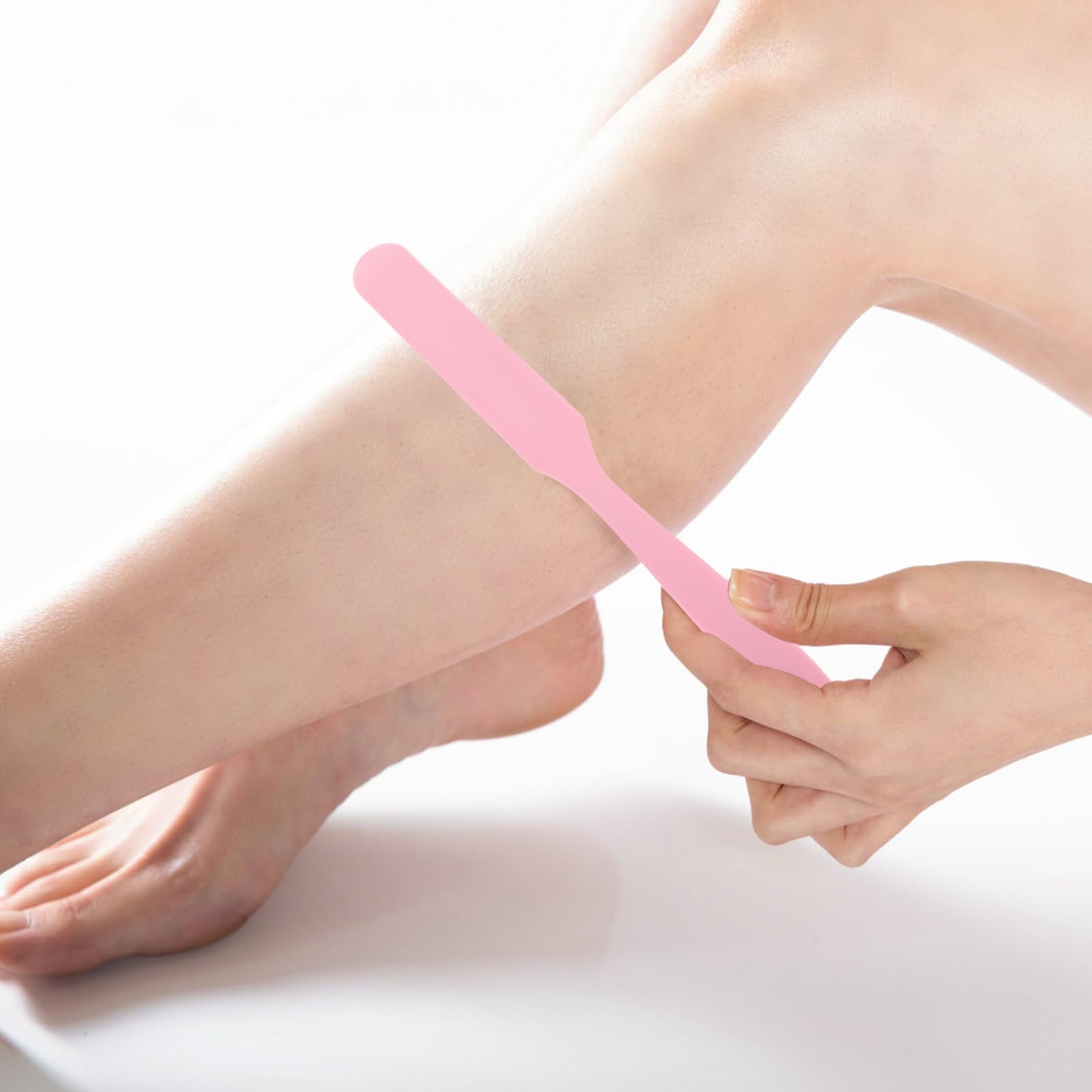 IPetboom Non-Stick Silicone Waxing Sticks - Reusable Body Wax Applicators for Women's Hair Removal, Home & Salon Use - Pink Wax Spatulas for Smooth Skin Care & DIY Beauty Treatments