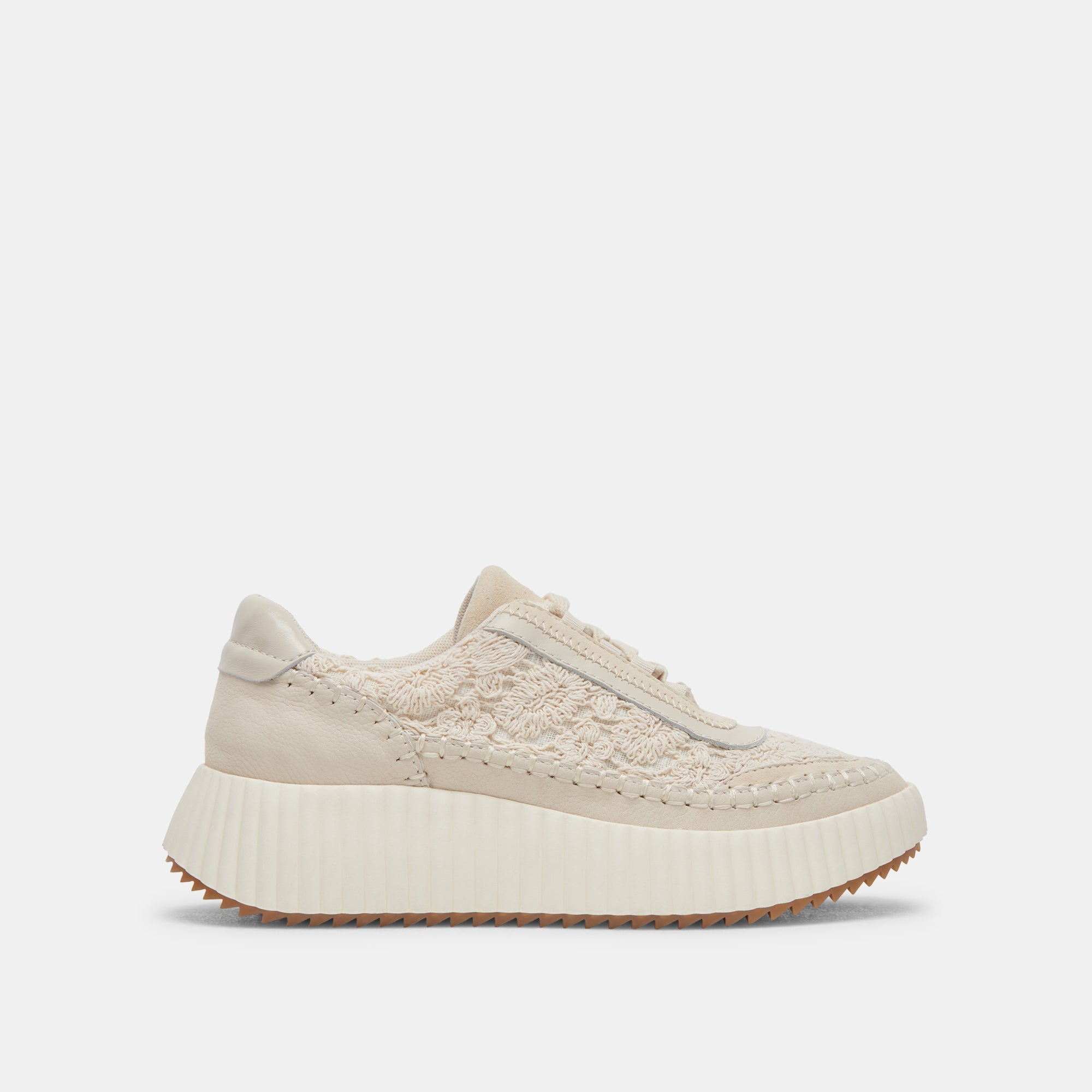 DOLEN ECRU LACE SNEAKERS - Comfortable & Stylish Men's/Women's Casual Shoes for Walking, Running & Everyday Wear | re:vita Collection