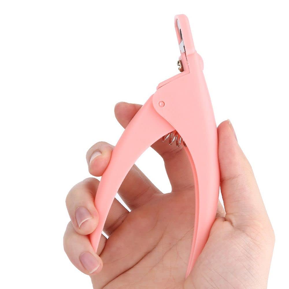 Professional U-Shaped Nail Clipper & Edge Cutter - Manicure Pedicure Scissors Trimmer for Nail Art (Green) | Perfect for Home Salon, DIY Nail Care & Professional Grooming