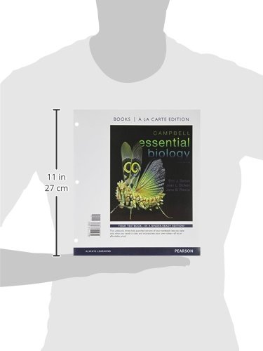 Campbell Essential Biology 5th Edition - A La Carte Textbook | Biology Study Guide & Reference Book for College Students | Perfect for Classroom Learning & Self-Study