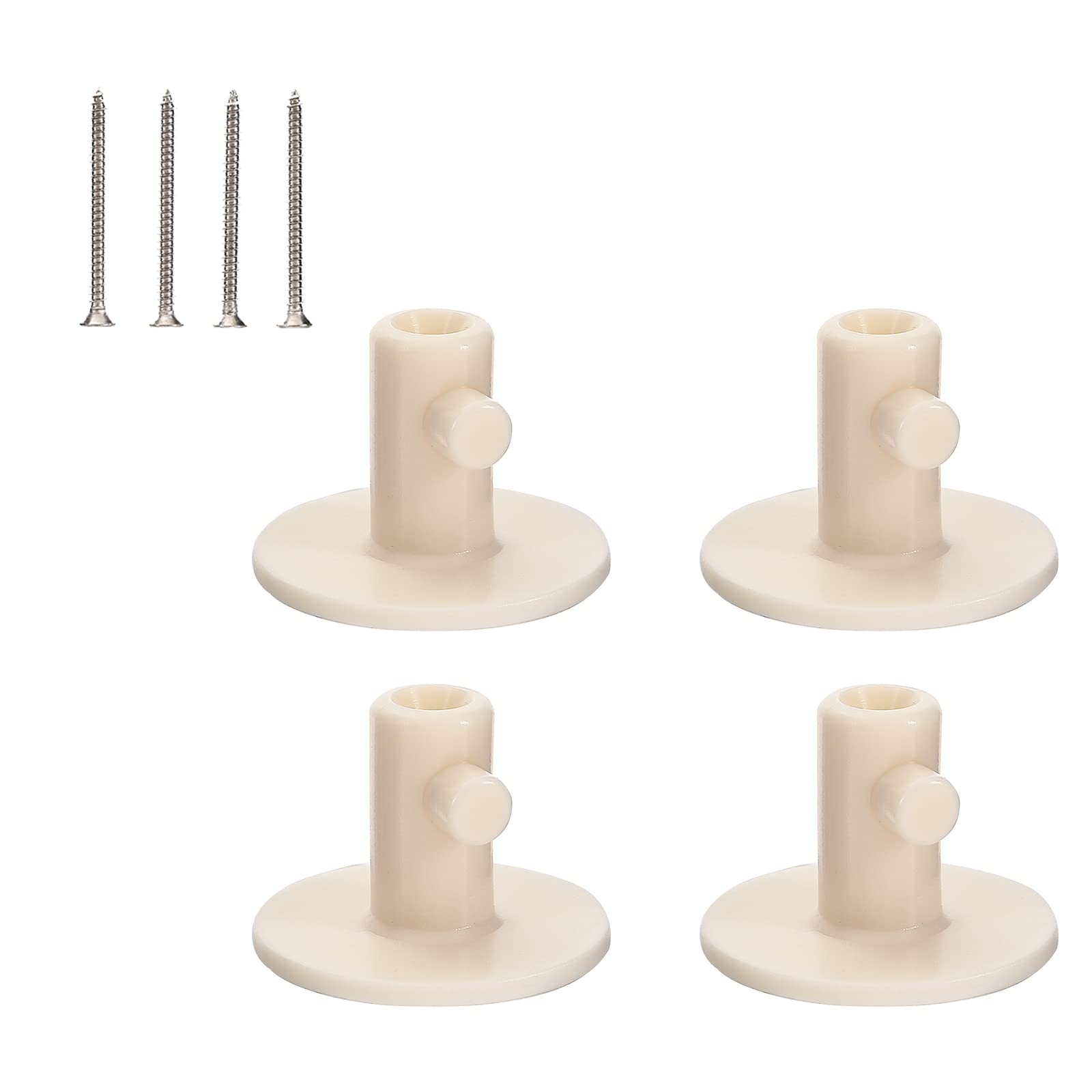 4-Pack Stand Mixer Attachment Holders | KitchenAid Mixer Accessory Organizer for Dough Hooks, Flat Beaters & Wire Whips | Space-Saving Kitchen Storage Solution for Baking Enthusiasts | Perfect for Countertop Organization & Small Kitchen Spaces