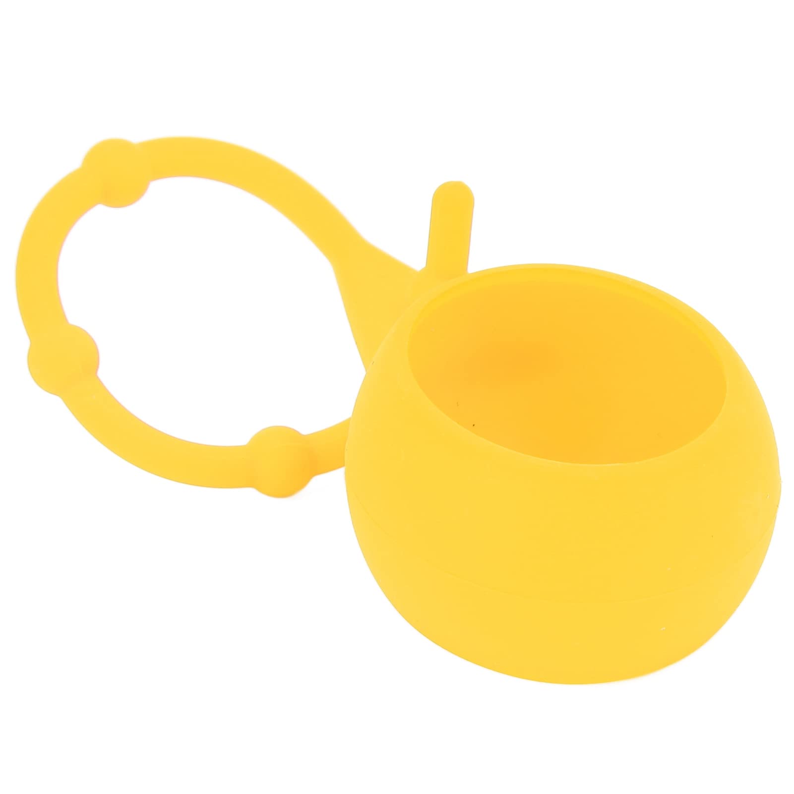 Premium Silicone Golf Ball Holder - Adjustable, Portable & Fall-Resistant Waist Clip for Golf Training Accessories (Yellow) - Perfect for Driving Range, Practice & On-Course Convenience