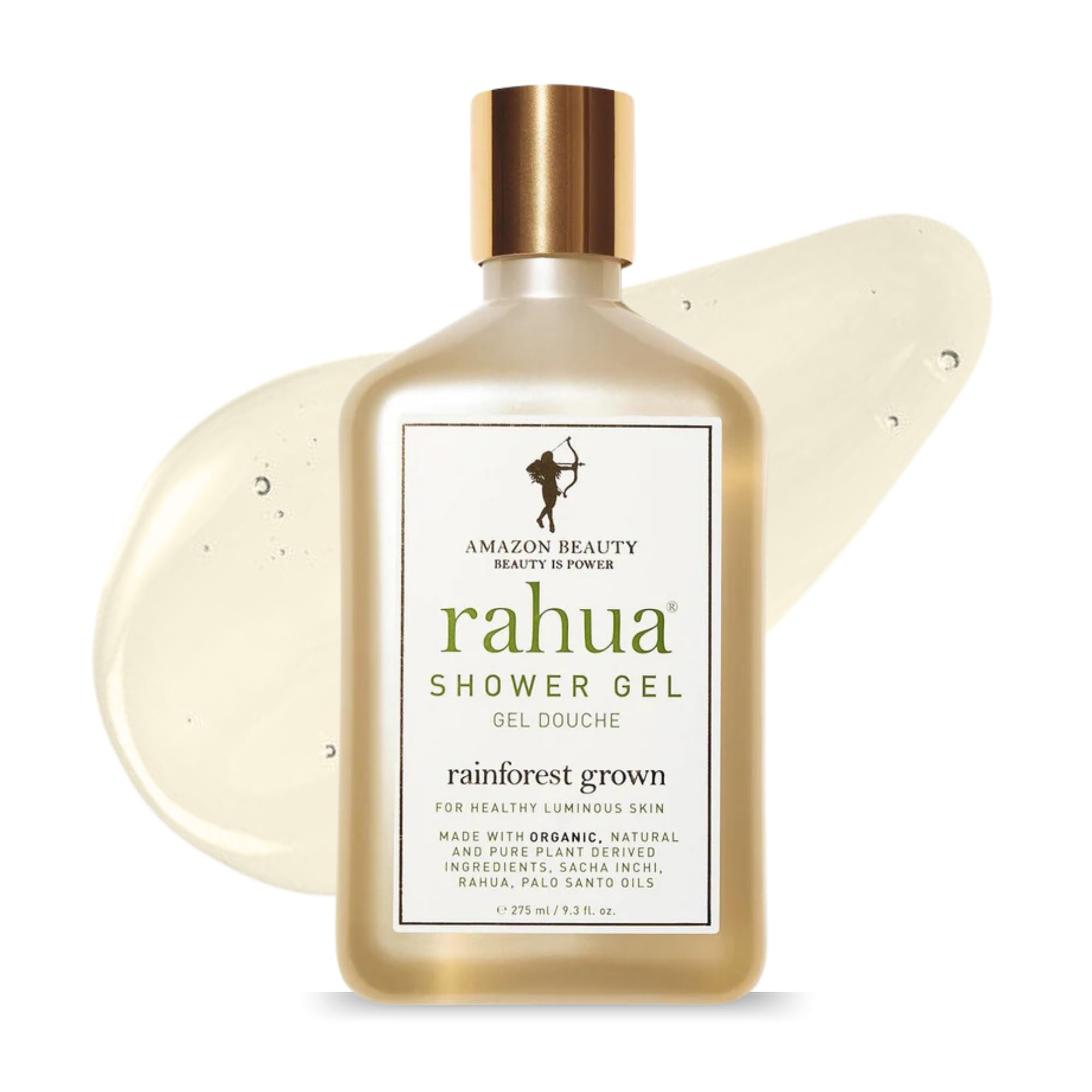 Rahua Hydrating Body Shower Gel - 9.3 fl oz (275ml) | Vegan & Organic Shower Cream for Soft Skin | Perfect for Daily Use, Spa Days & Travel