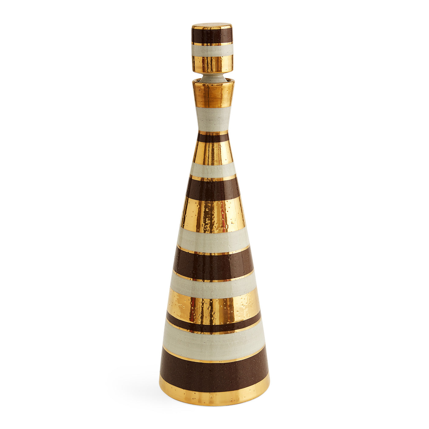 Premium Chroma Bronze Decanters for Wine & Liquor - Elegant Glass Carafe with Aerating Spout - Perfect for Home Bars, Dinner Parties & Gift Giving