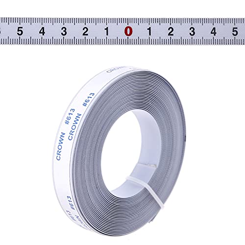 BALAX Self-Adhesive Stainless Steel Miter Track Tape Measure - Metric Scale Ruler 1-5m for Woodworking & DIY Projects | Perfect for Saw Guides, Carpentry & Precision Measuring