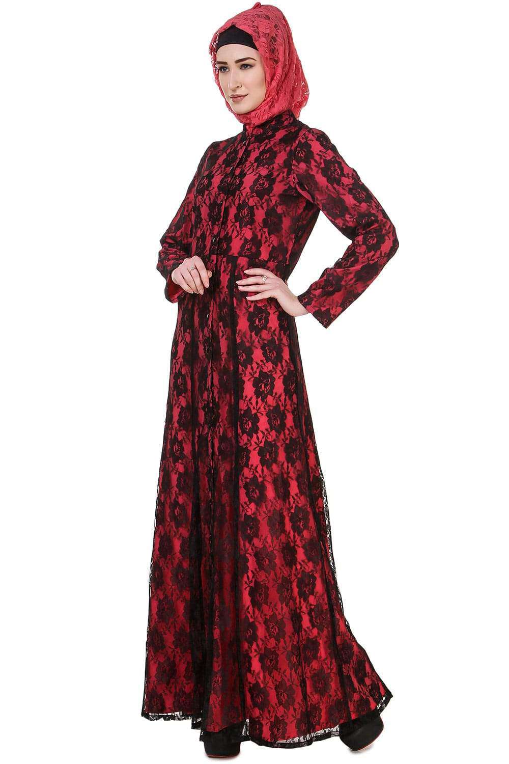 Elegant Kashish Abaya for Women - Modest Islamic Prayer Dress - Perfect for Mosque, Eid, and Special Occasions