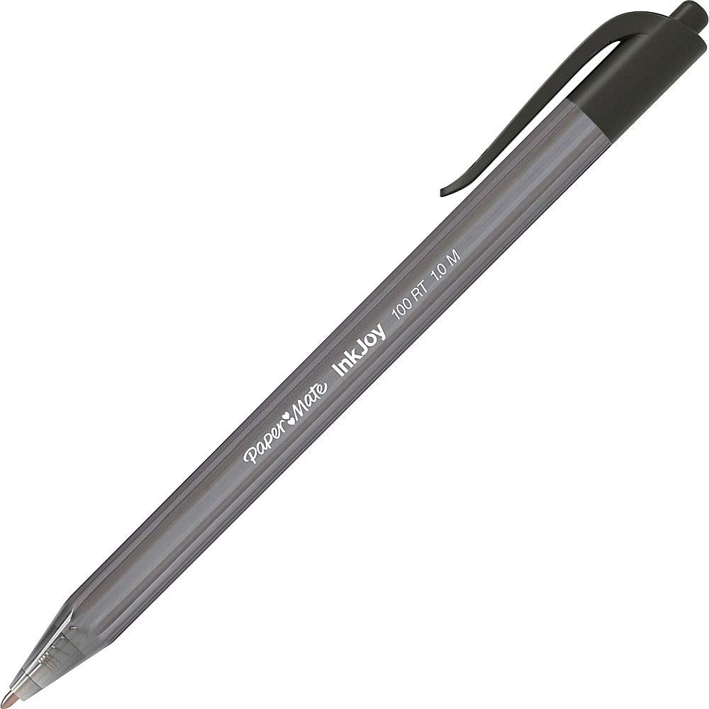 Inkjoy 100 RT Pens - Medium Point 1mm - Black for Office & School