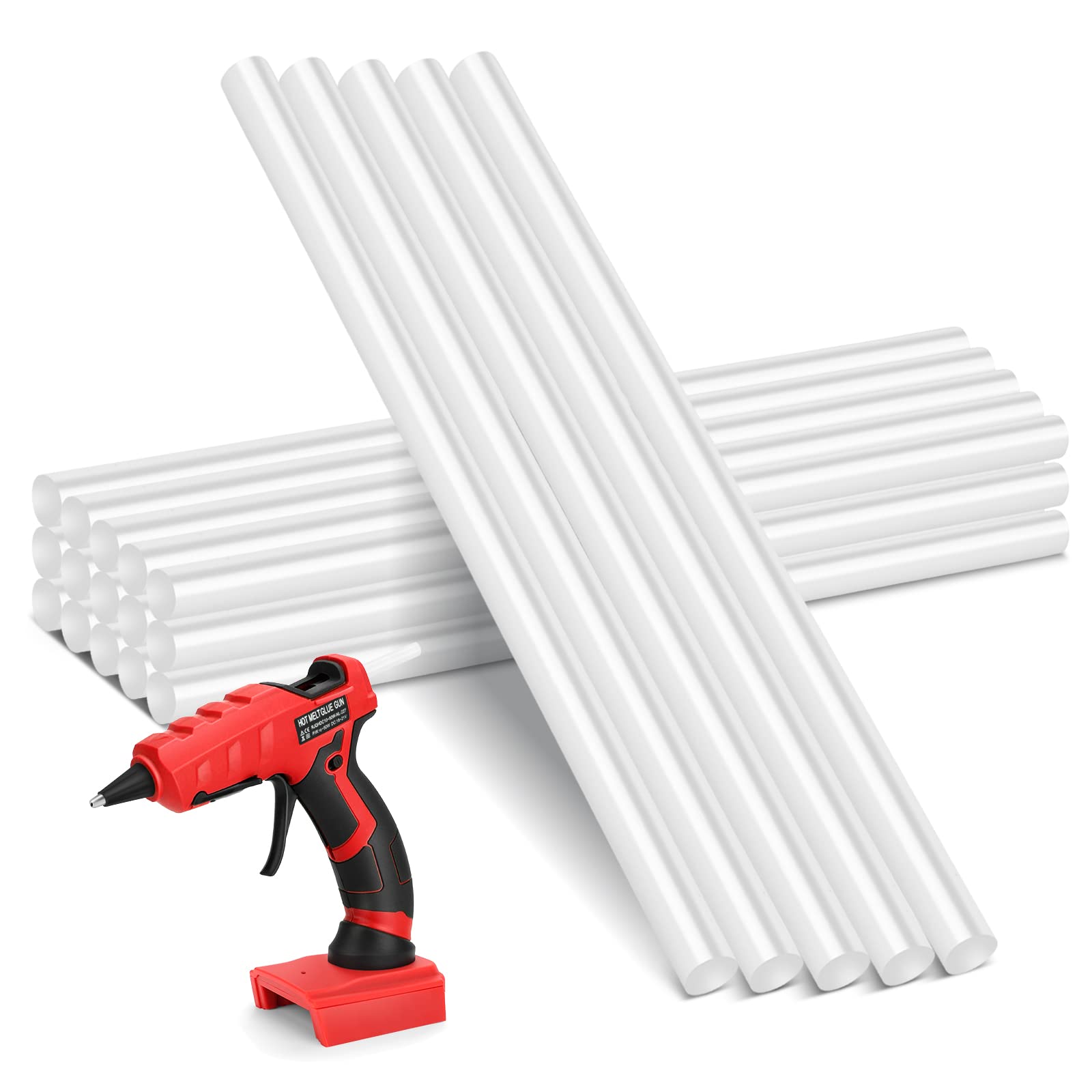 LIVOWALNY Mini Hot Glue Gun Sticks - 20 Pack 5.9