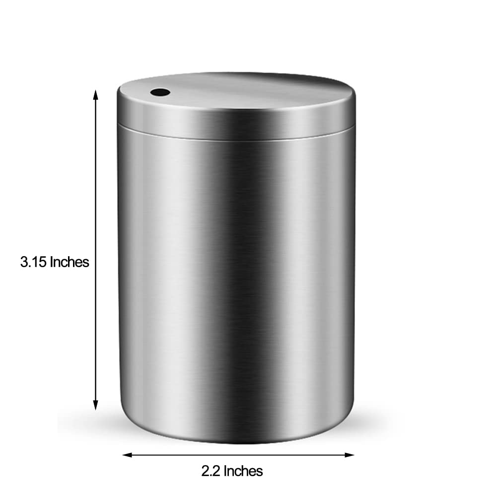 Stainless Steel Toothpick Holder Dispenser Box - Elegant Storage Organizer for Home Kitchen Restaurant Office (Silver) - Perfect for Dining Tables, Countertops & Food Service Areas