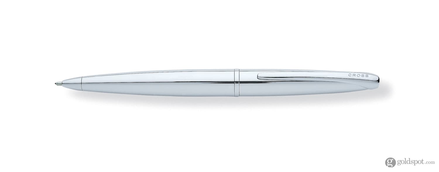 Premium Cross ATX Ballpoint Pen in Pure Chrome - Smooth Writing for Office, School & Business Gifts - Elegant Chrome Finish for Professional Use