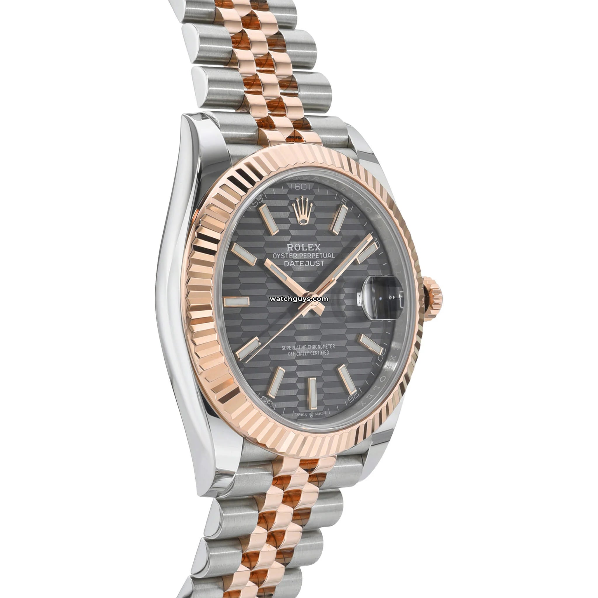 Rolex Datejust 126331 Men's Watch - Slate Dial, Fluted Bezel, Jubilee Bracelet - Luxury Automatic Watch for Business & Formal Occasions
