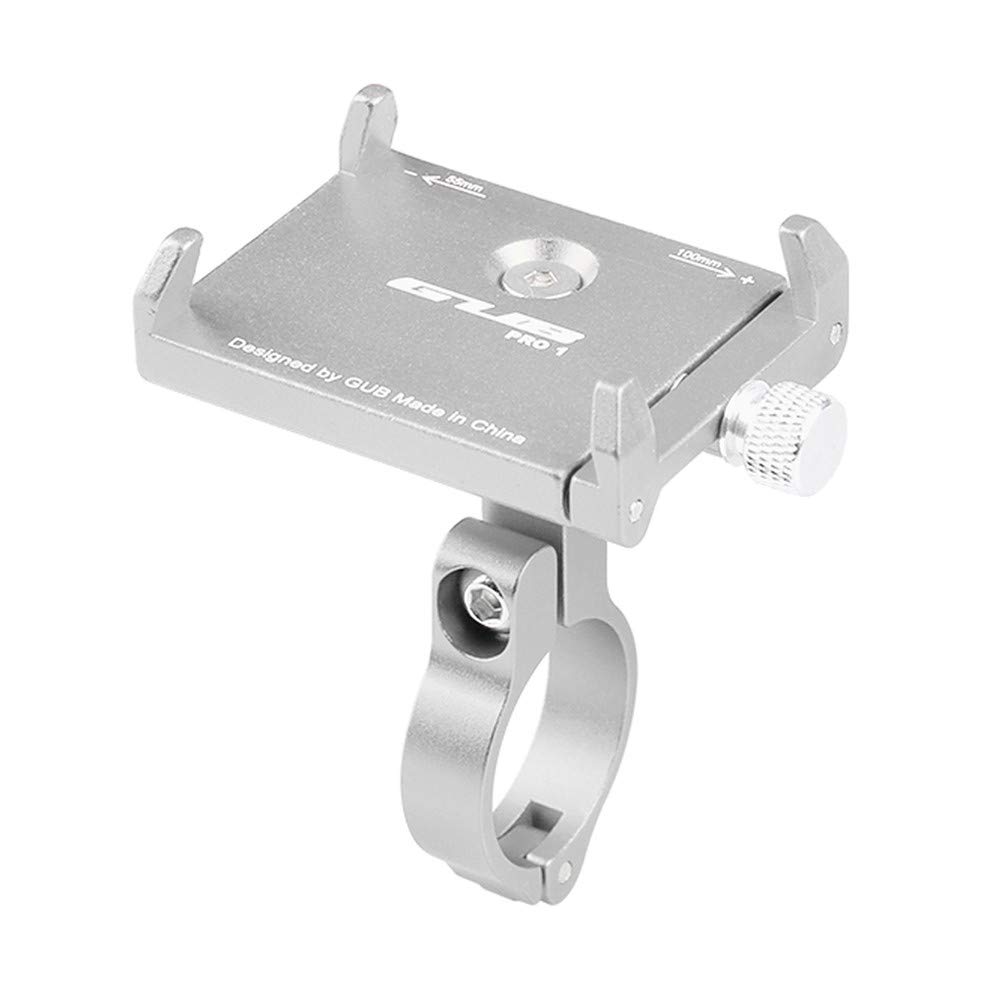 GUB Anti-Slip Adjustable Bike Phone Mount - Universal Handlebar Bracket for 3.5-6.2 Inch Smartphones (iPhone & Android) - Perfect for Cycling, Commuting & Outdoor Adventures
