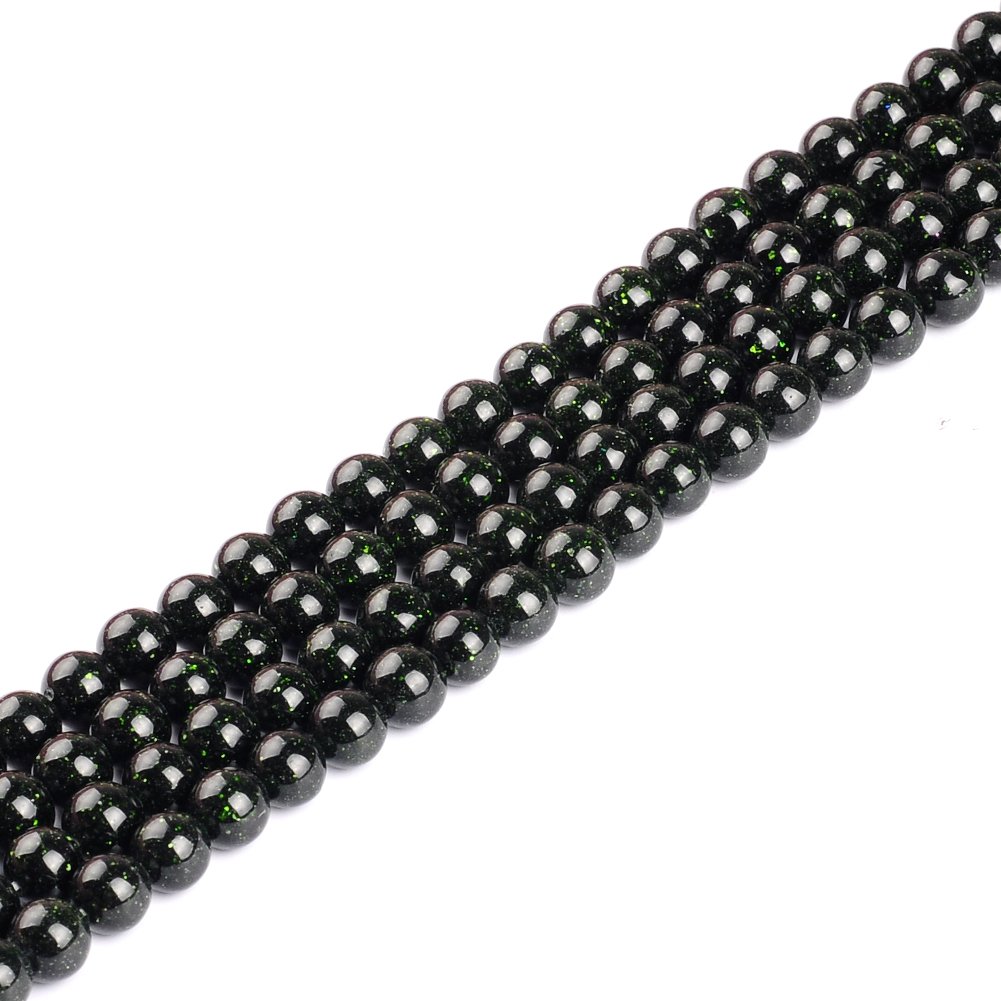 8mm Natural Green Jasper Stone Beads for Jewelry Making - 46pcs Round Beads Strand for DIY Bracelets, Necklaces & Crafting - Perfect for Boho, Spiritual & Healing Jewelry Designs