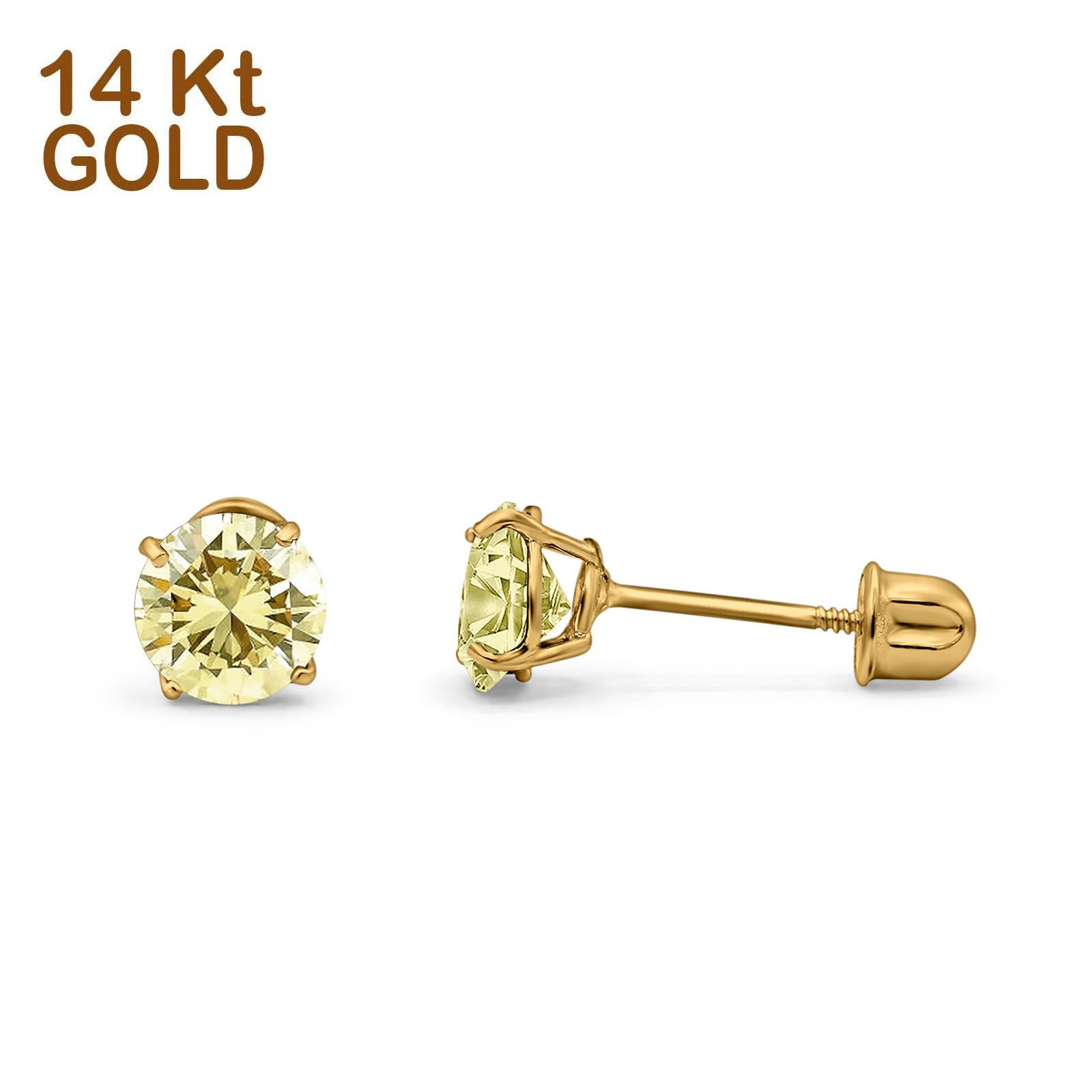 Simulated Yellow Cubic Zirconia