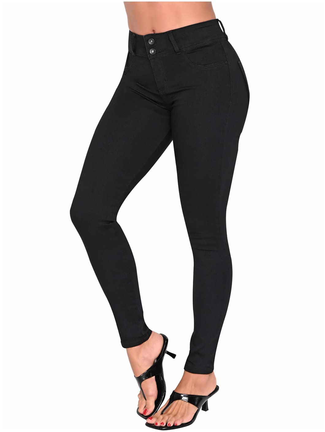 L.O.W.L.A SHAPEWEAR High Waisted Butt Lifting Jeans for Women | Colombian Style Tummy Control Denim Pants | Perfect for Date Night & Body Shaping