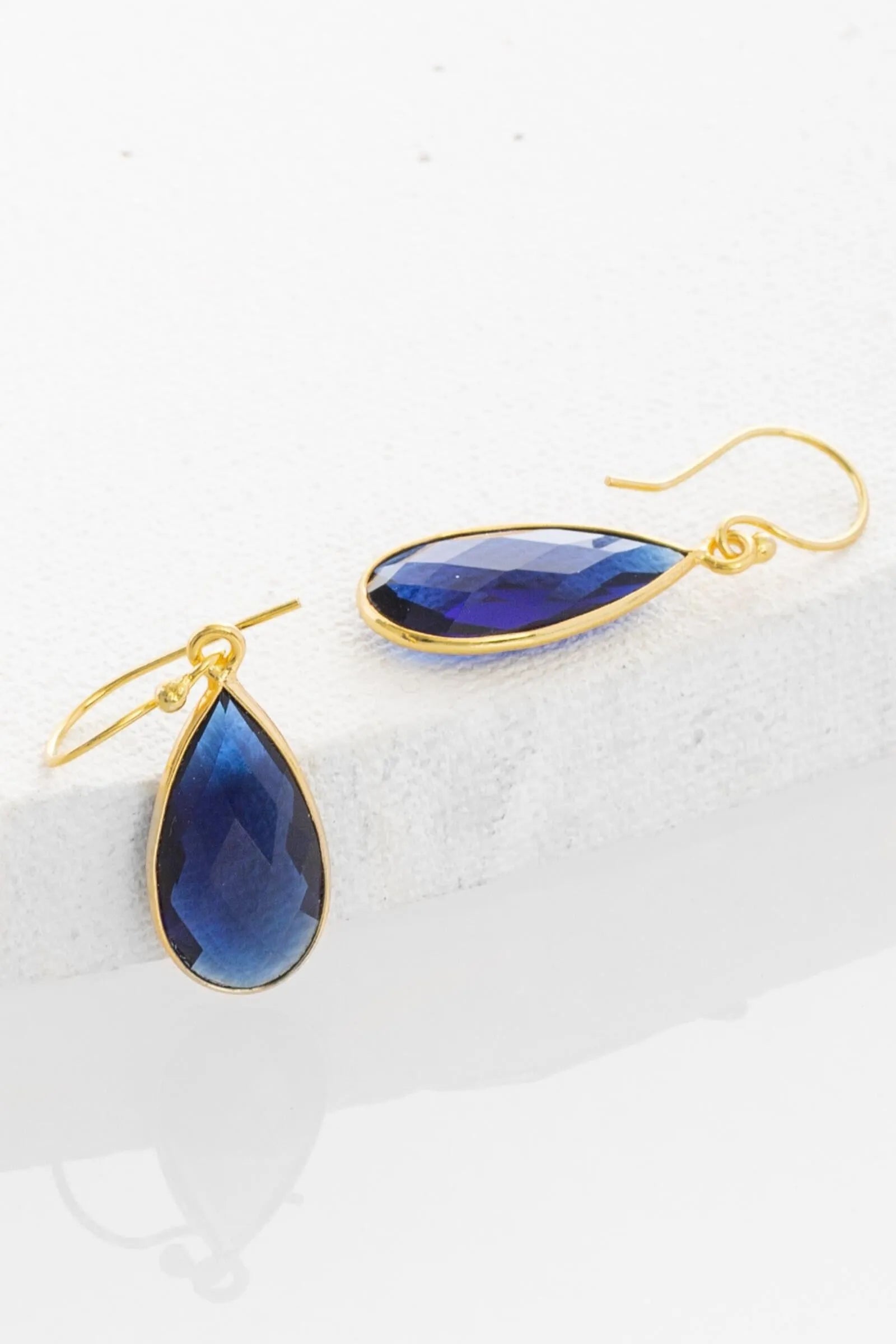 Elegant Single Gemstone Drop Earrings for Women - Dainty & Minimalist Jewelry for Parties, Weddings & Everyday Wear