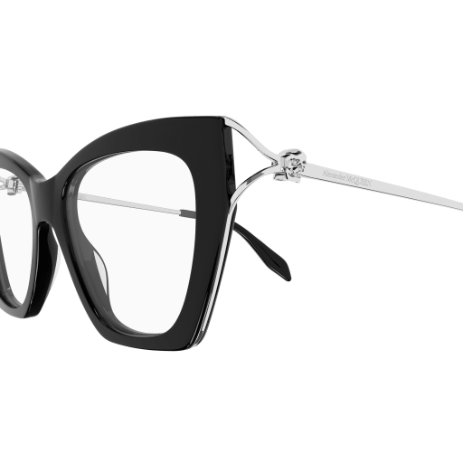 Alexander McQueen AM0376O 001 Sunglasses - Luxury Designer Shades for Men & Women | Perfect for Outdoor Activities, Travel & Fashion Statements