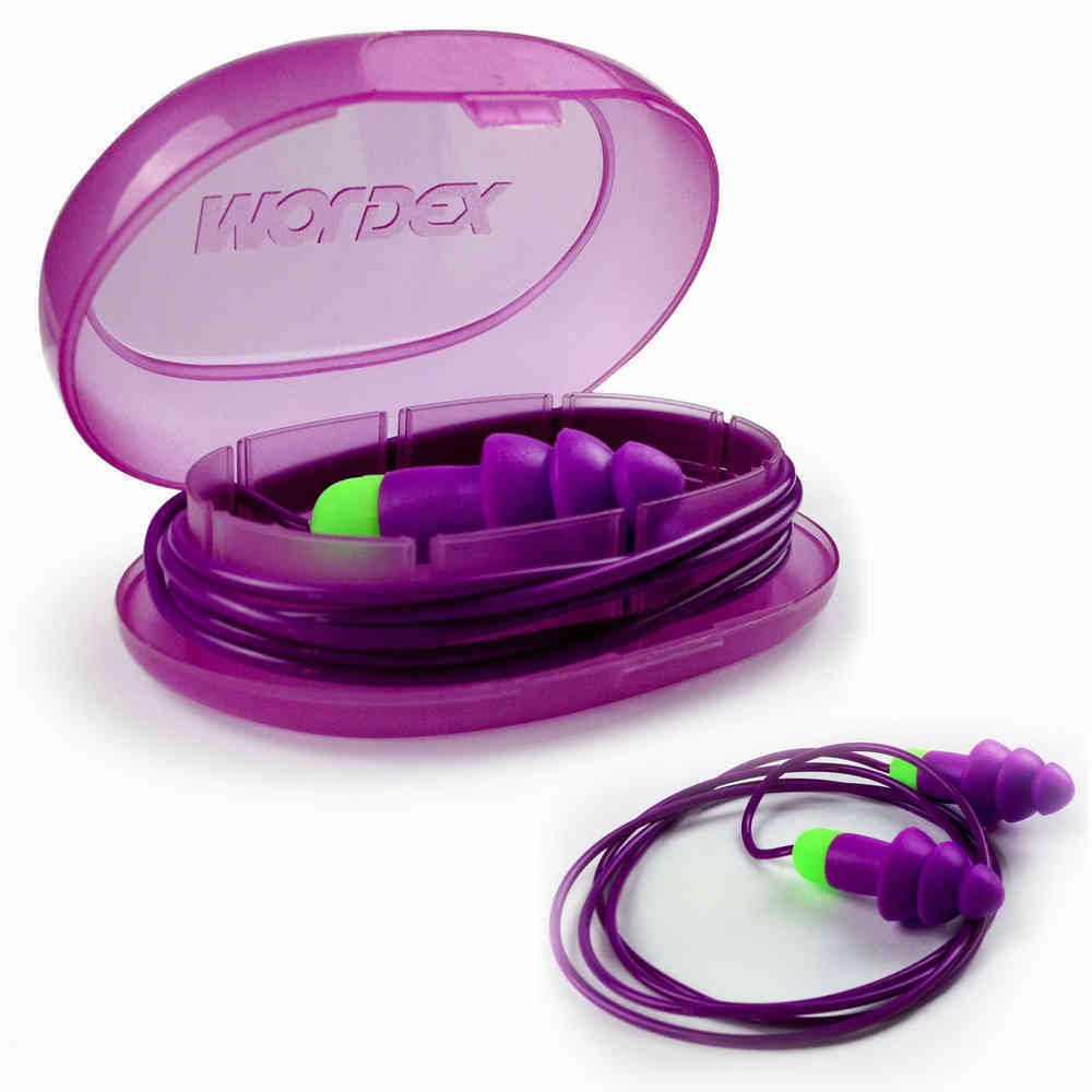 Rockets Reusable Earplugs - High Noise Reduction (NRR 27) with Convenient Carry Bag & Cord - Perfect for Sleeping, Studying, Travel & Loud Events
