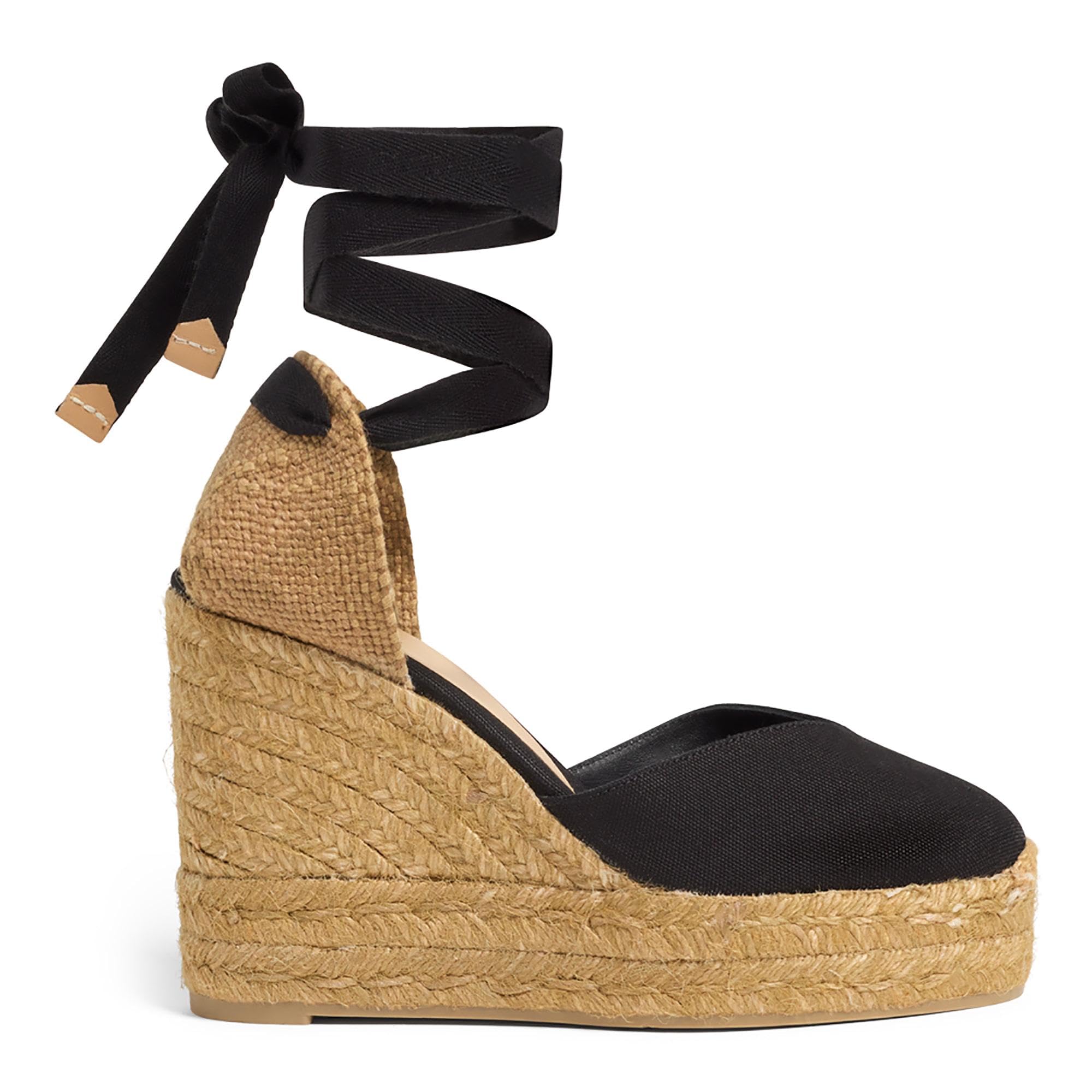 Castañer Women's Espadrilles - Comfortable Summer Wedge Sandals for Beach, Vacation & Casual Outfits | Breathable Canvas & Jute Sole | Perfect for Walking, Travel & Outdoor Activities