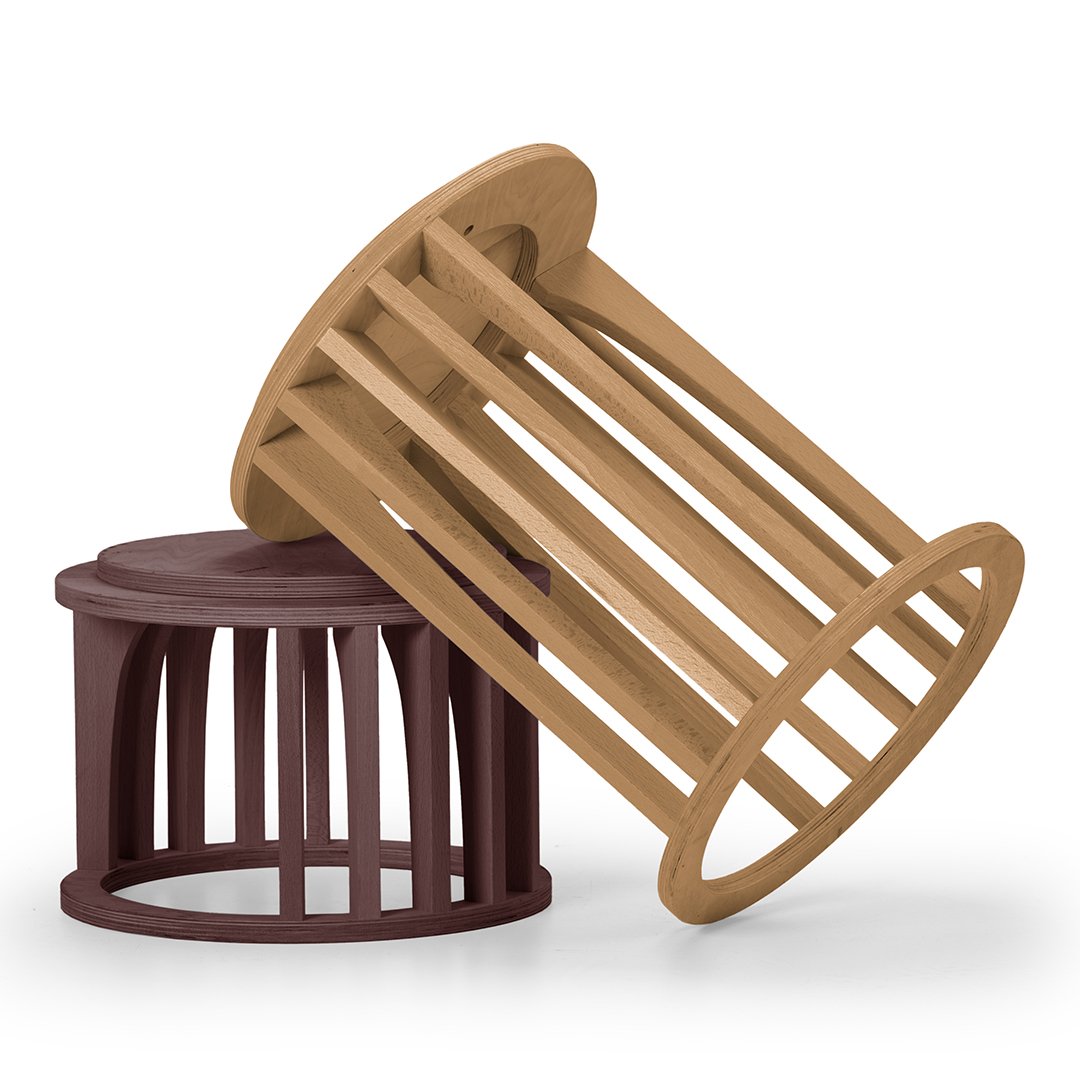 Anyway Stool - Stackable Bar Stool for Kitchen, Dining & Outdoor Use - Space-Saving Modern Design