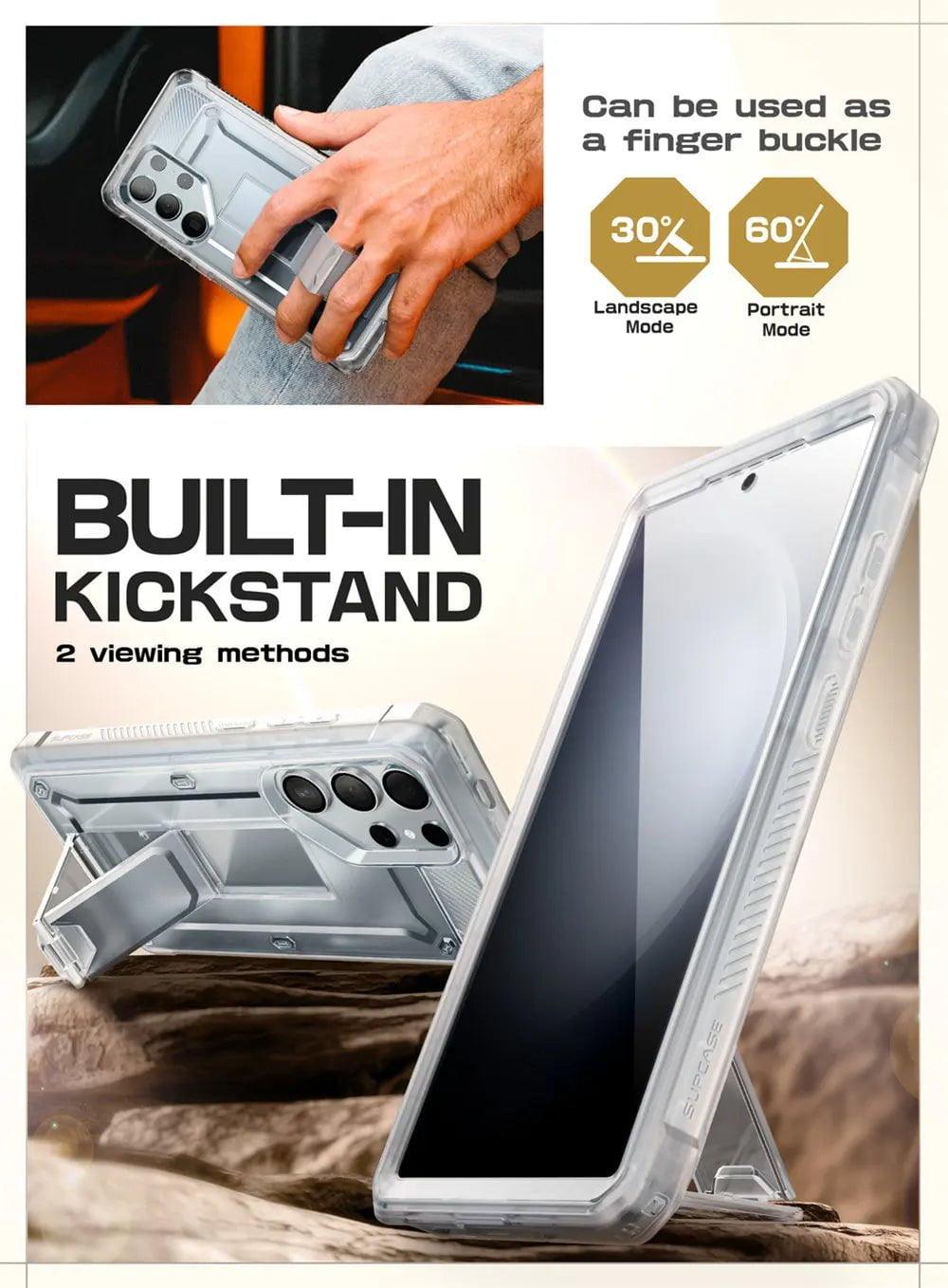 Samsung Galaxy S24 Ultra Case - Supcase UB Pro Full Body Dual Layer Protective Cover with Kickstand | Shockproof & Drop Protection for Everyday Use & Outdoor Activities