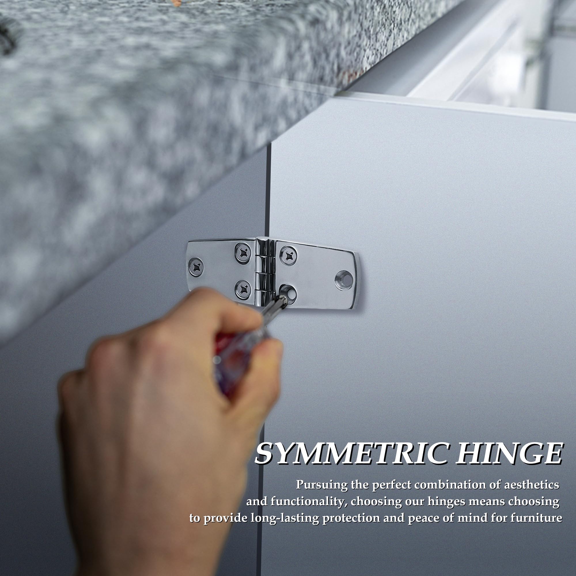 **316 Stainless Steel Marine Hinges - Heavy Duty Boat Hatch Hinge (3