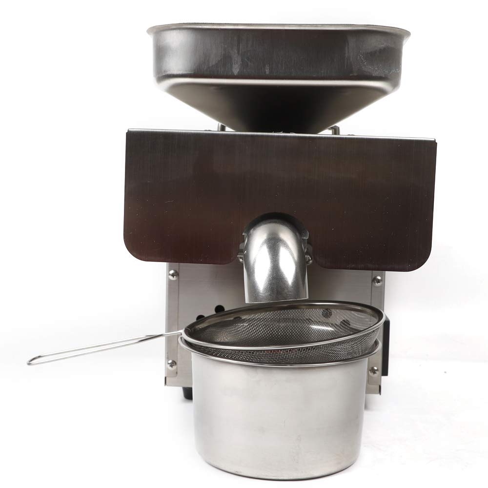 1500W Automatic Oil Press Machine - 110V Electric Oil Extractor for Organic Oils with Intelligent Temperature Control | Perfect for Home Use, Commercial Kitchens & DIY Oil Making