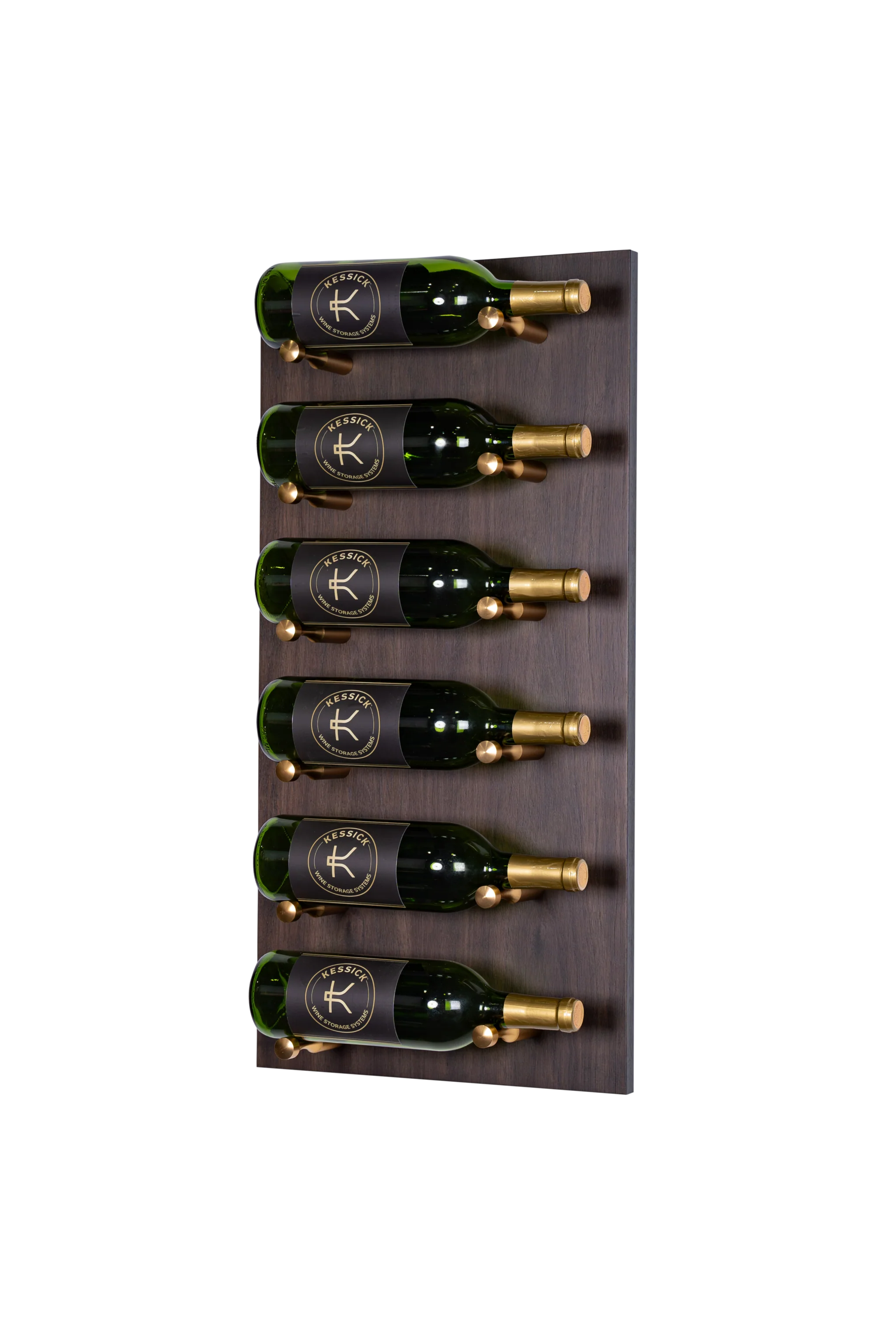 Kessick Wine as Art 14x28 Vertical Wood Panel Wine Rack - Elegant Wall Mounted Display for Home, Office & Restaurant Decor