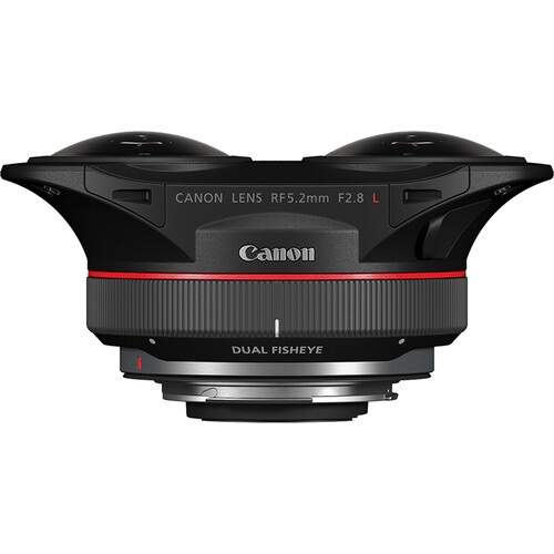 Canon RF 5.2mm f/2.8L Dual Fisheye Lens for 3D VR Photography - Professional 180° VR Lens for Canon Cameras - Perfect for Virtual Reality Content Creation, 360° Videos & Immersive Experiences