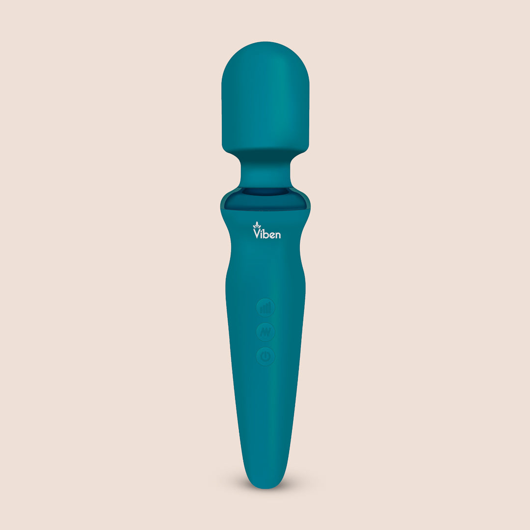 Viben Fierce Wand Massager - Waterproof & Rechargeable Personal Massager for Muscle Relaxation & Pain Relief - Perfect for Home Spa, Post-Workout Recovery & Stress Relief