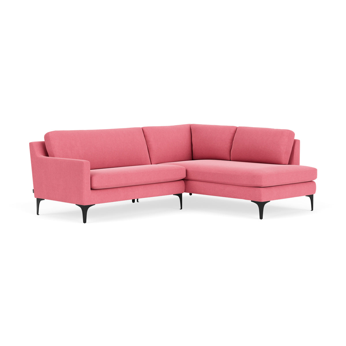 Astha Fabric Right Corner Sofa - Modern L-Shaped Sectional Couch for Living Room, Home Theater & Small Spaces | Comfortable & Stylish Lounge Furniture