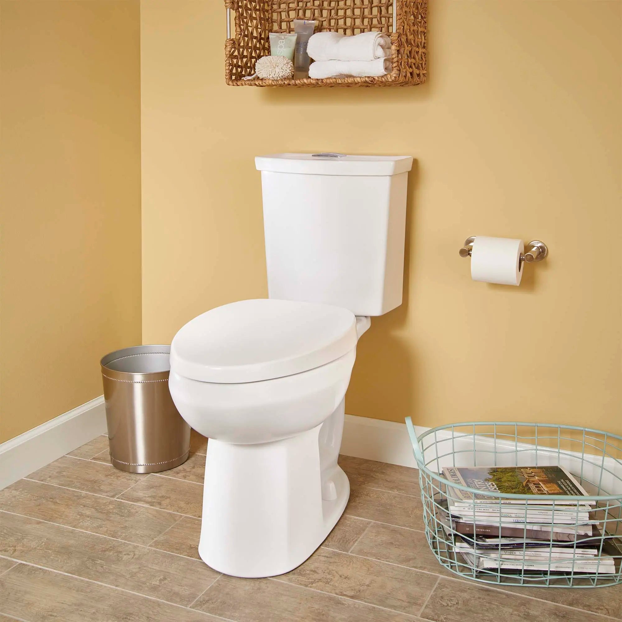 Cadet 3 UHET Dual Flush Elongated Toilet - 1.28/0.92 GPF Water Efficient Chair Height ADA Compliant Front Toilet with Soft Close Seat - Perfect for Modern Bathrooms & Small Spaces