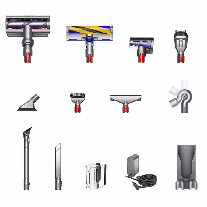 Dyson V15 Detect Total Clean Extra Cordless Stick Vacuum - Powerful Suction for Pet Hair & Deep Cleaning | Lightweight & Cordless for Hardwood Floors & Carpets | Like New Condition (Damaged Box) | Perfect for Home, Office & Car Cleaning