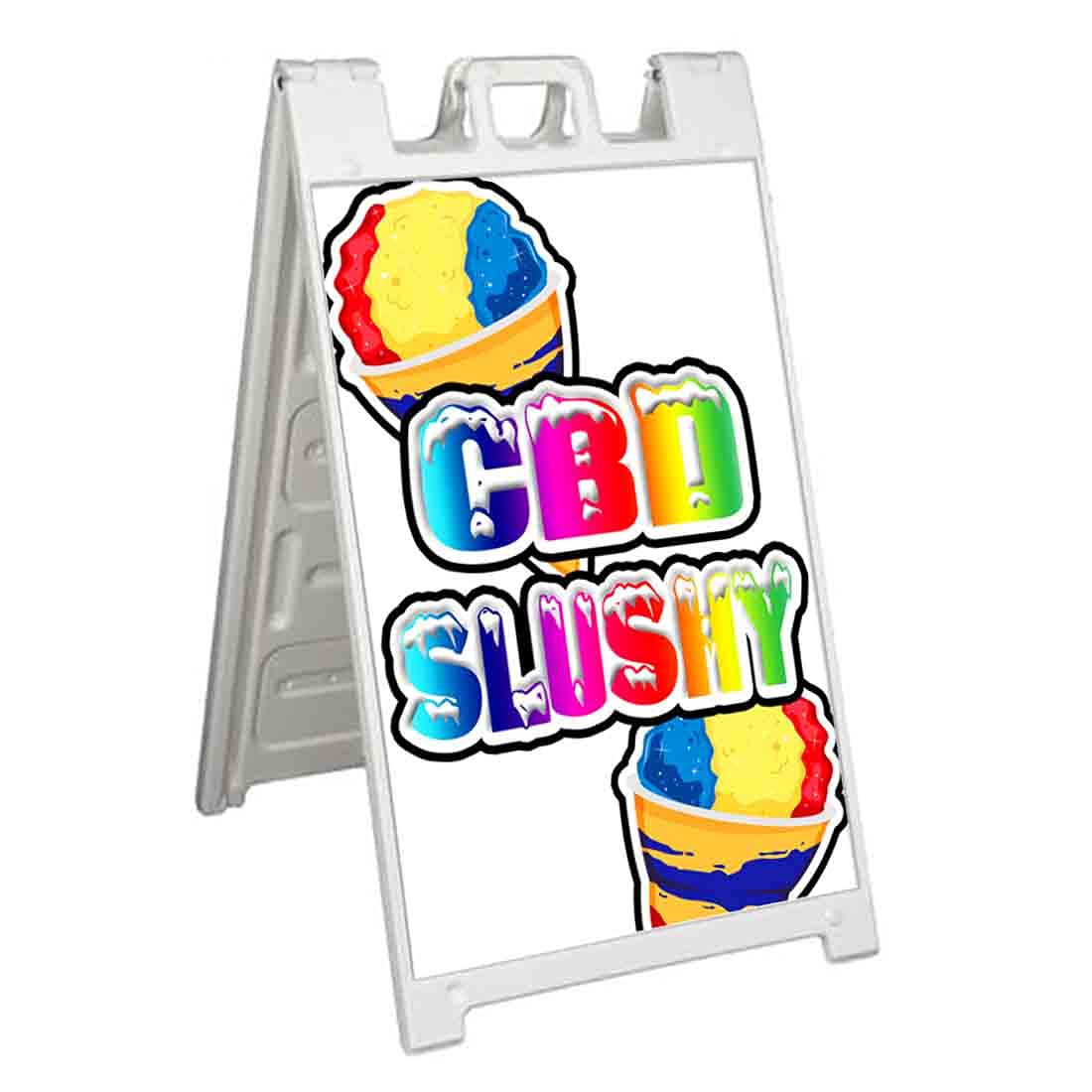 Premium CBD Slushy A-Frame Sign (24